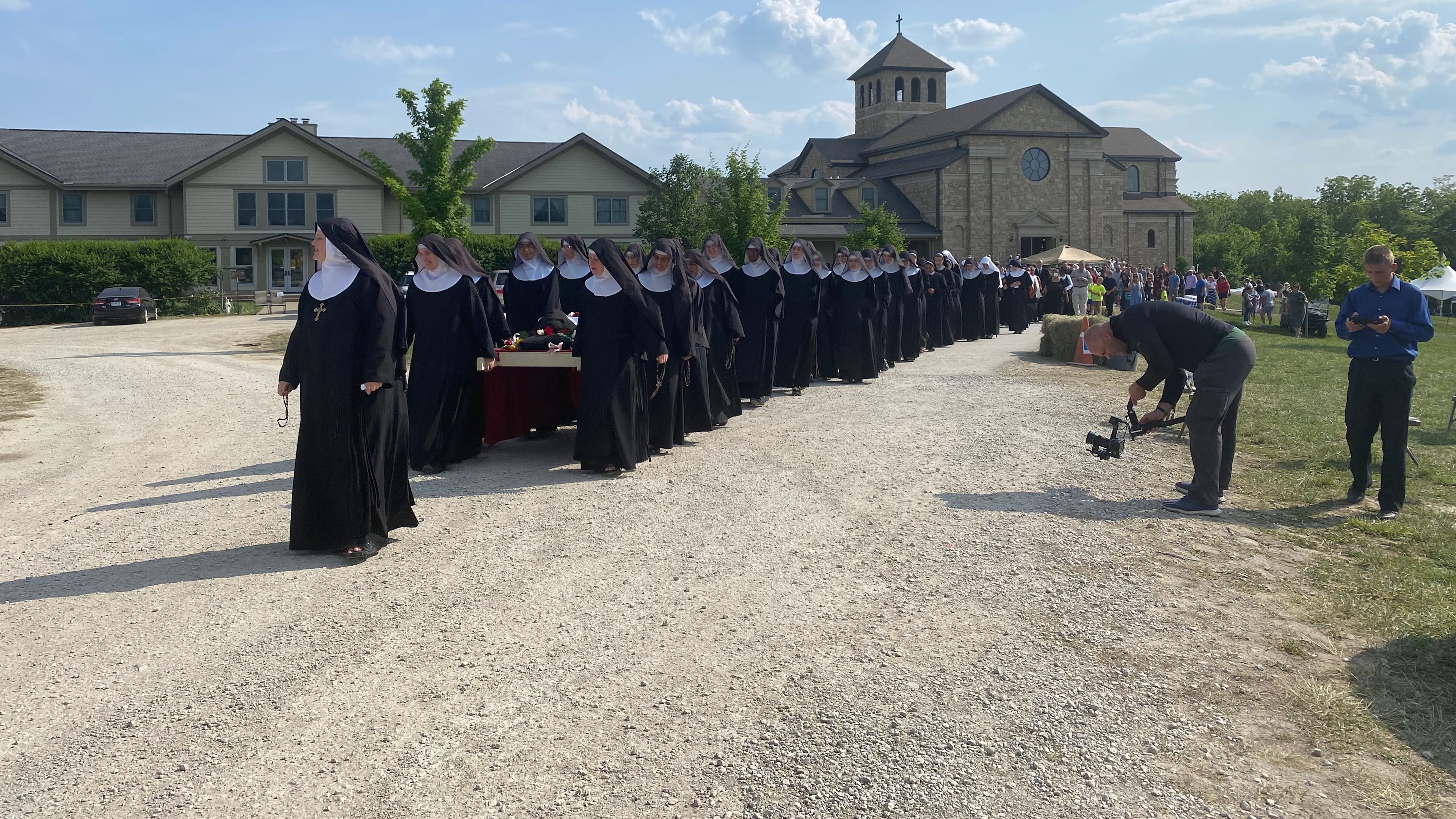 Sister Wilhelmina’s body placed in glass case after solemn rosary ...