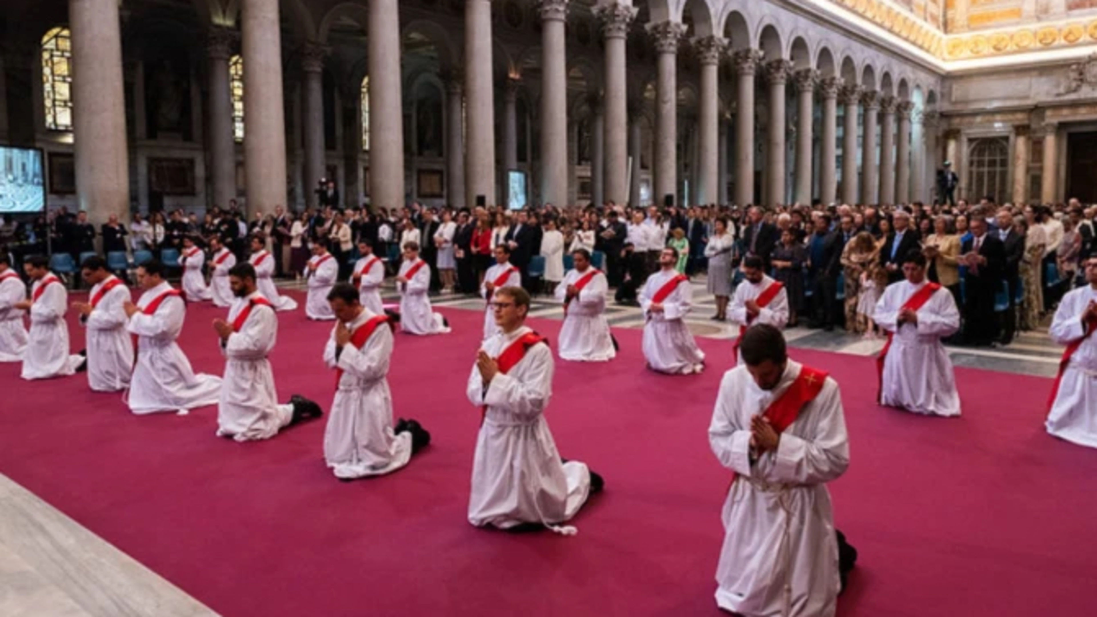 Ordinations take place in the Basilica of St. Paul Outside the Walls in Rome in 2025. | Credit: Photo courtesy of Legionaries of Christ