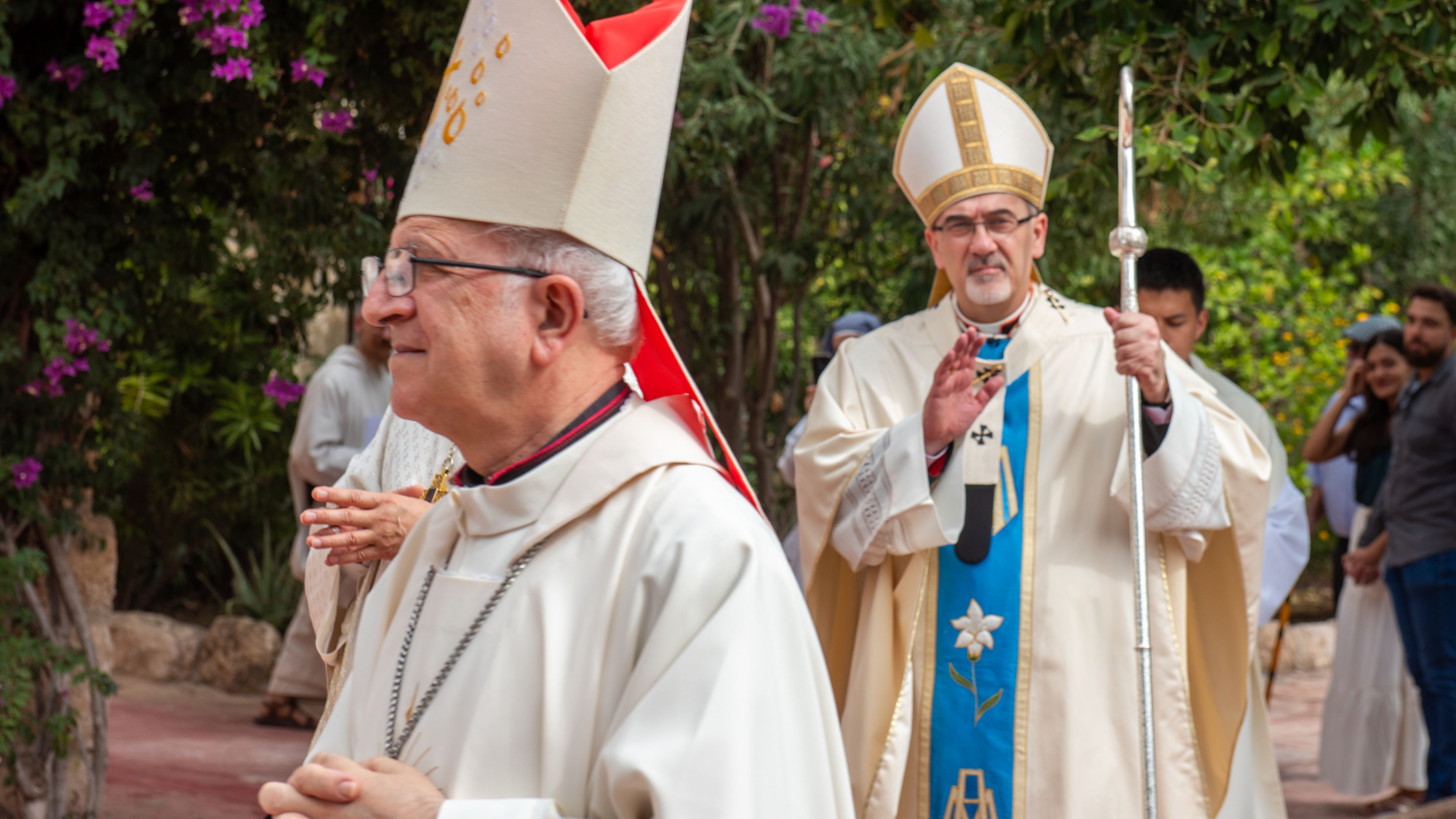 Latin patriarch of Jerusalem reconsecrates Holy Land to Our Lady, Queen ...