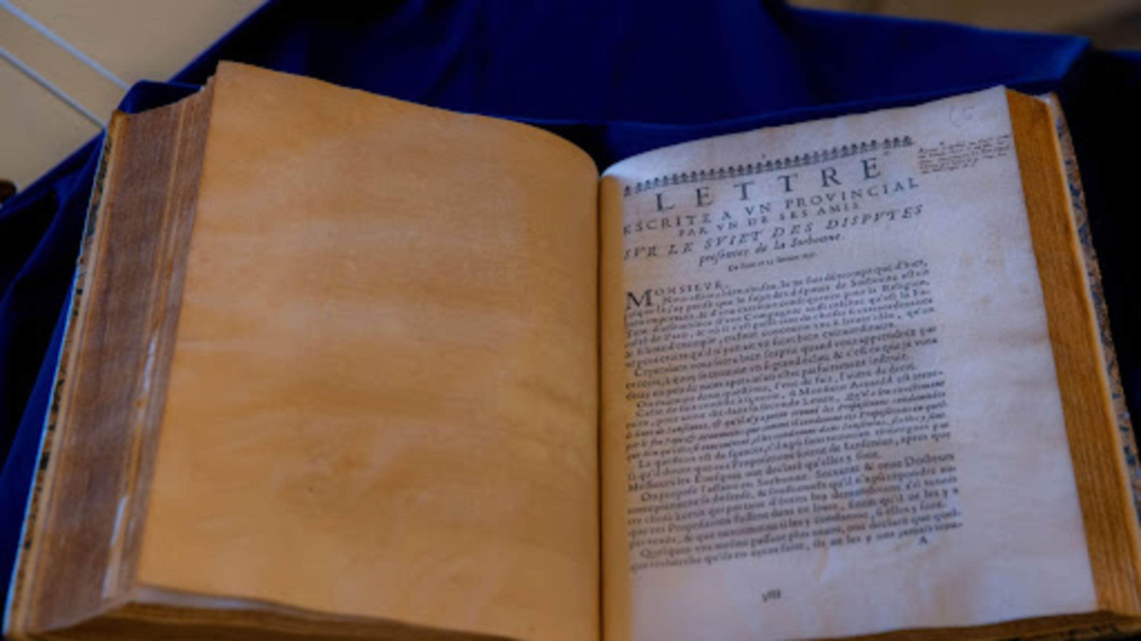 PHOTOS: Vatican Library showcases first-edition works by Blaise Pascal