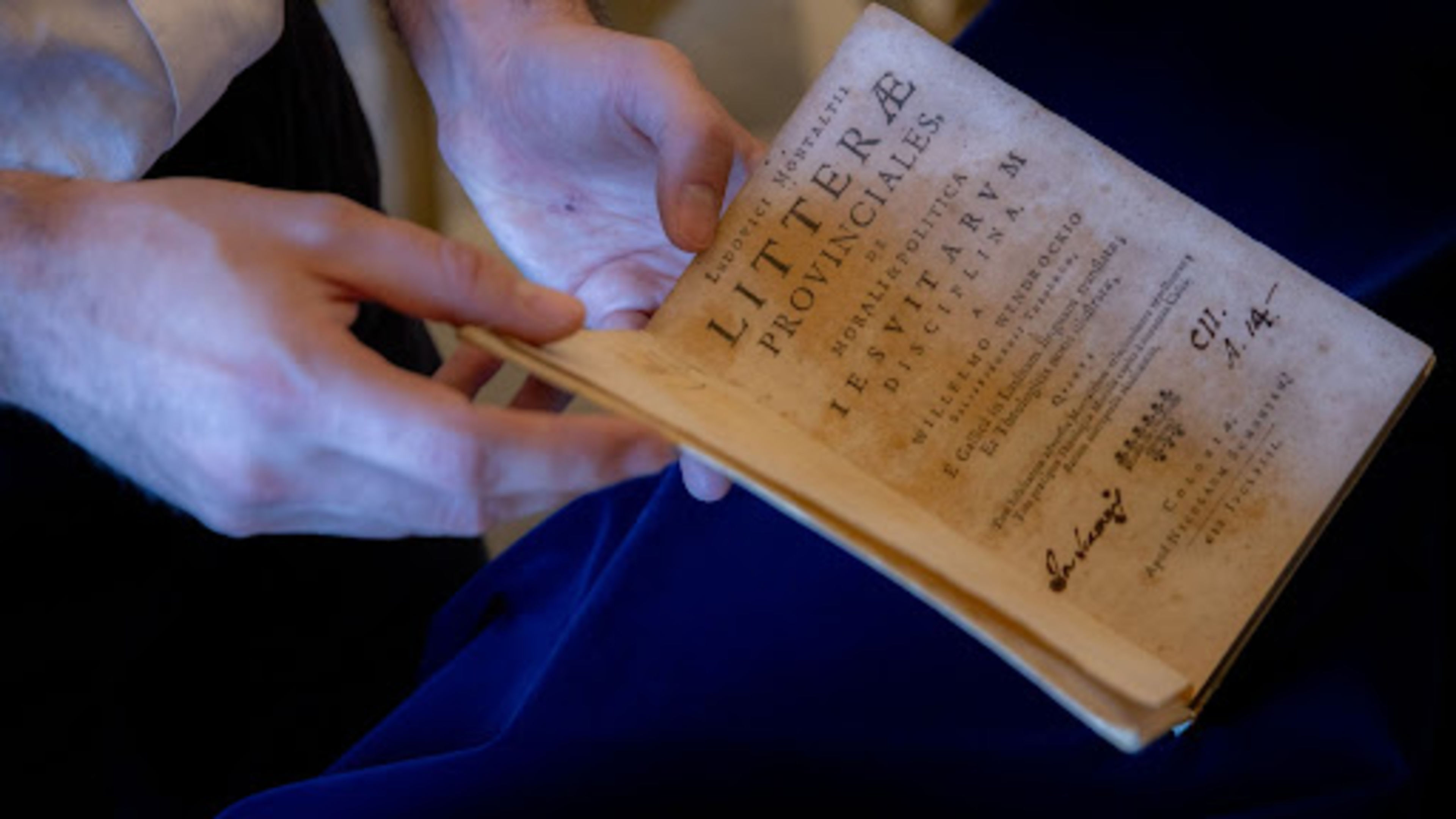 PHOTOS: Vatican Library showcases first-edition works by Blaise Pascal