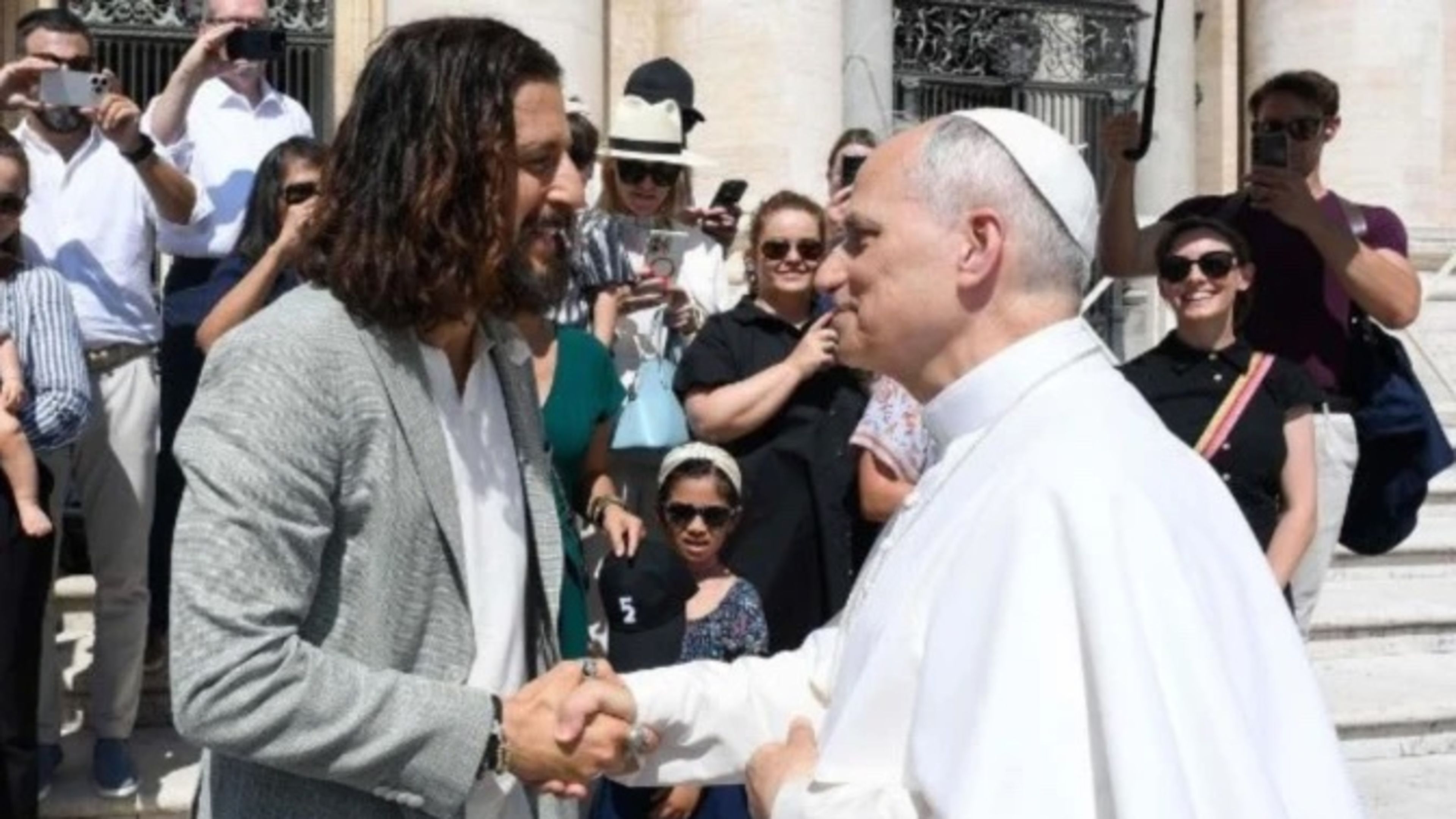 Jonathan Roumie, Jesus in ‘The Chosen,’ meets Pope Leo XIV: ‘An ...