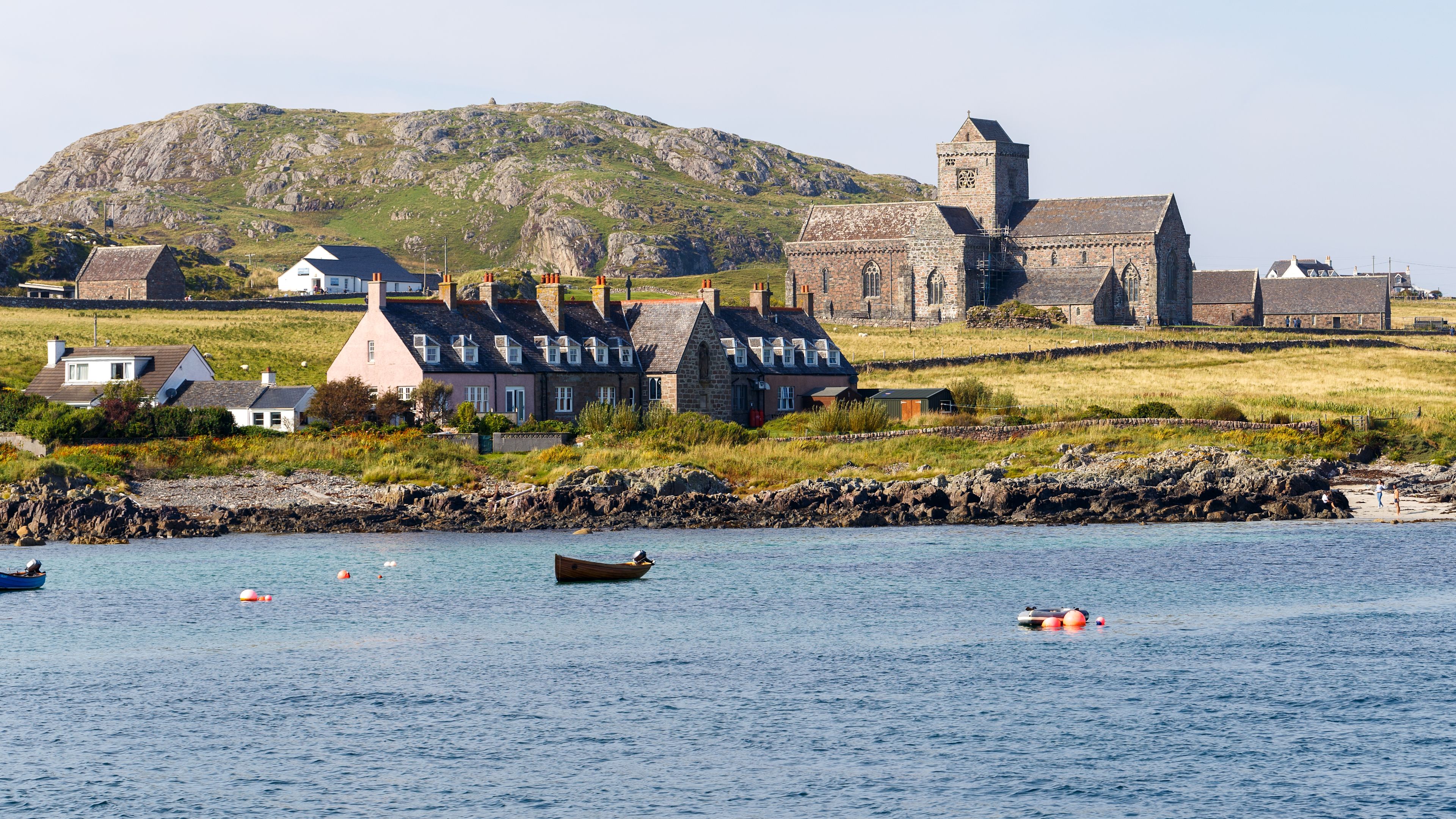 St. Colmcille, the Irish saint who went into exile after copying a book