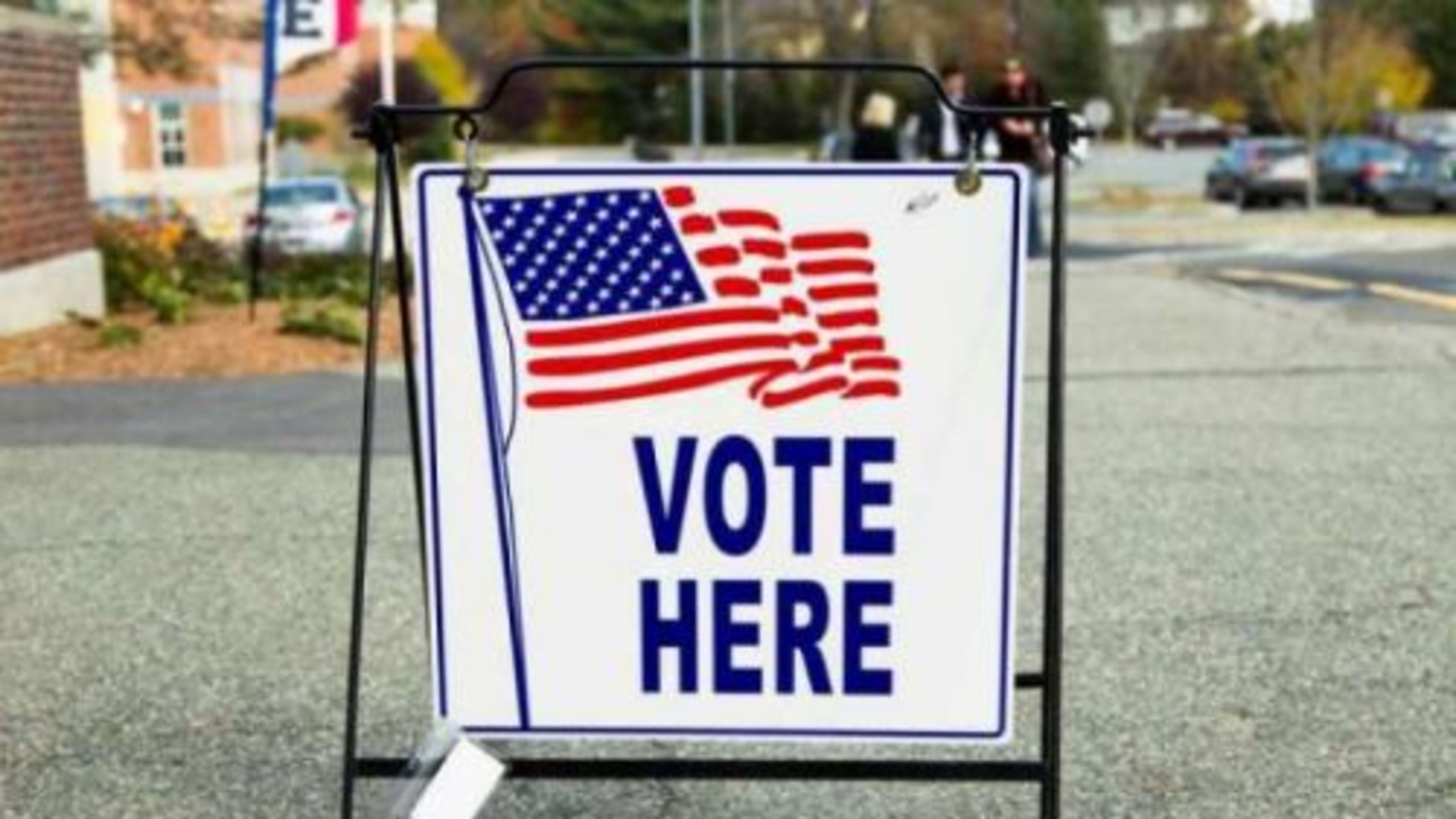 An election polling place during a United States election.| Credit: flysnowfly/Shutterstock