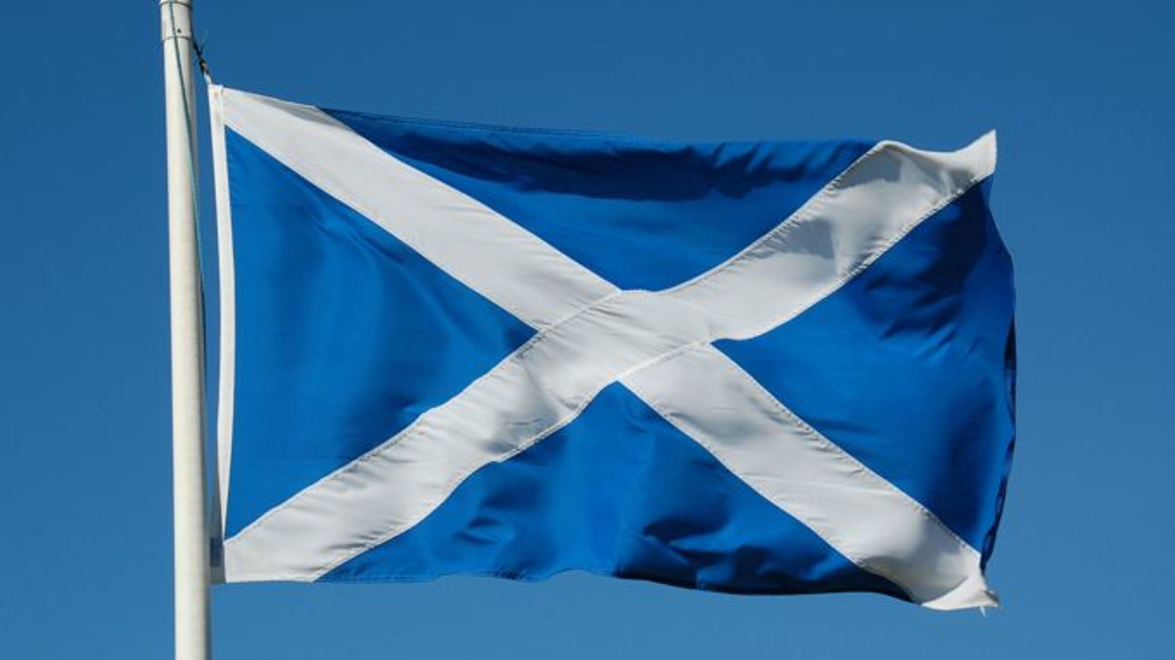 The flag of Scotland. | Credit: Rawpixel.com/Shutterstock