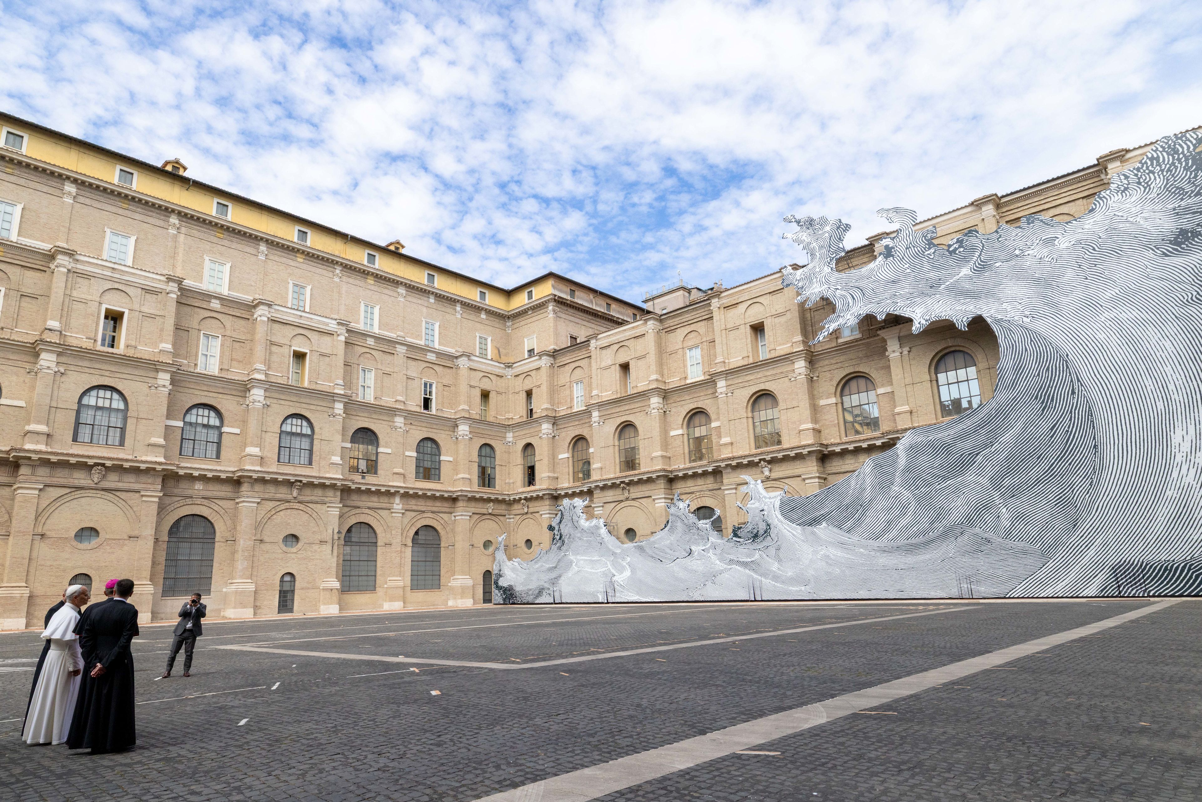 CITÉ DU VATICAN Pope Leo XIV marks 71st birthday with opening of water exhibit at