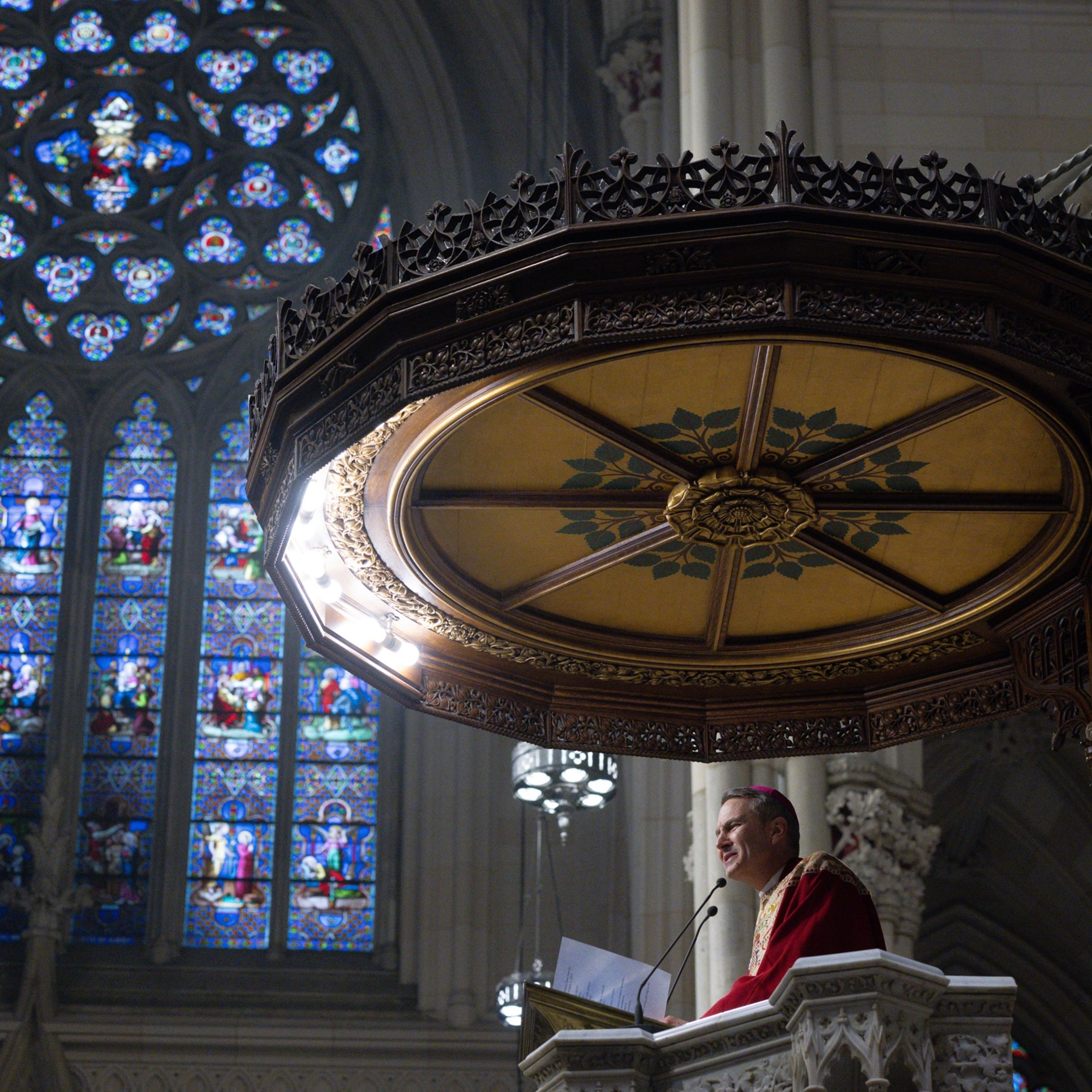 Archbishop Ronald Hicks at St. Patrick's Cathedral in Manhattan. | Credit: EWTN News