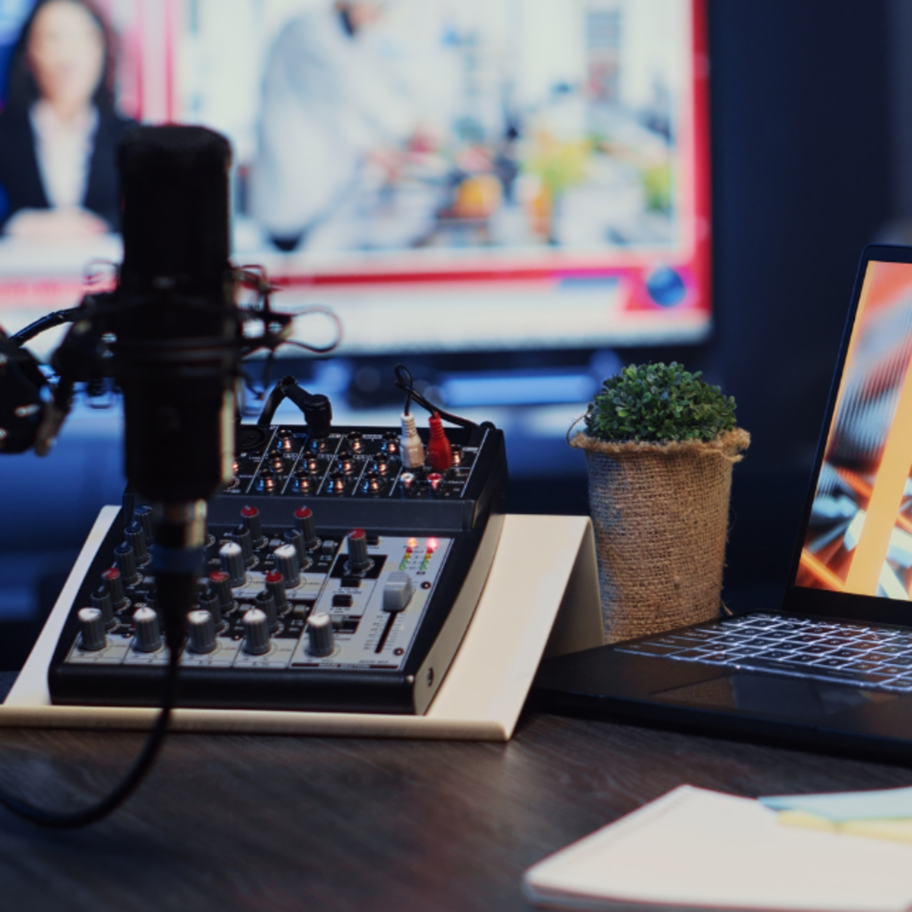Imagen referencial de un estudio de producción multimedia. Crédito: Shutterstock