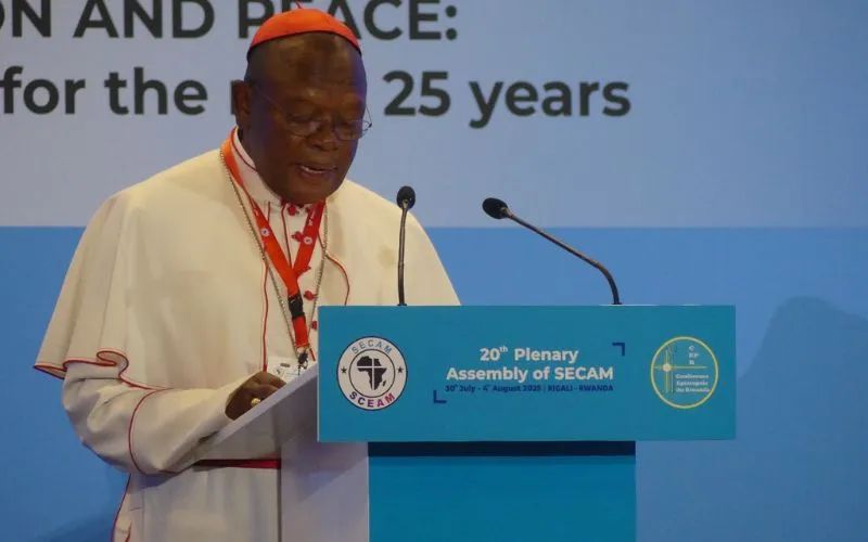 Fridolin Ambongo bíboros, a SECAM elnöke. | Fotó: ACI Africa