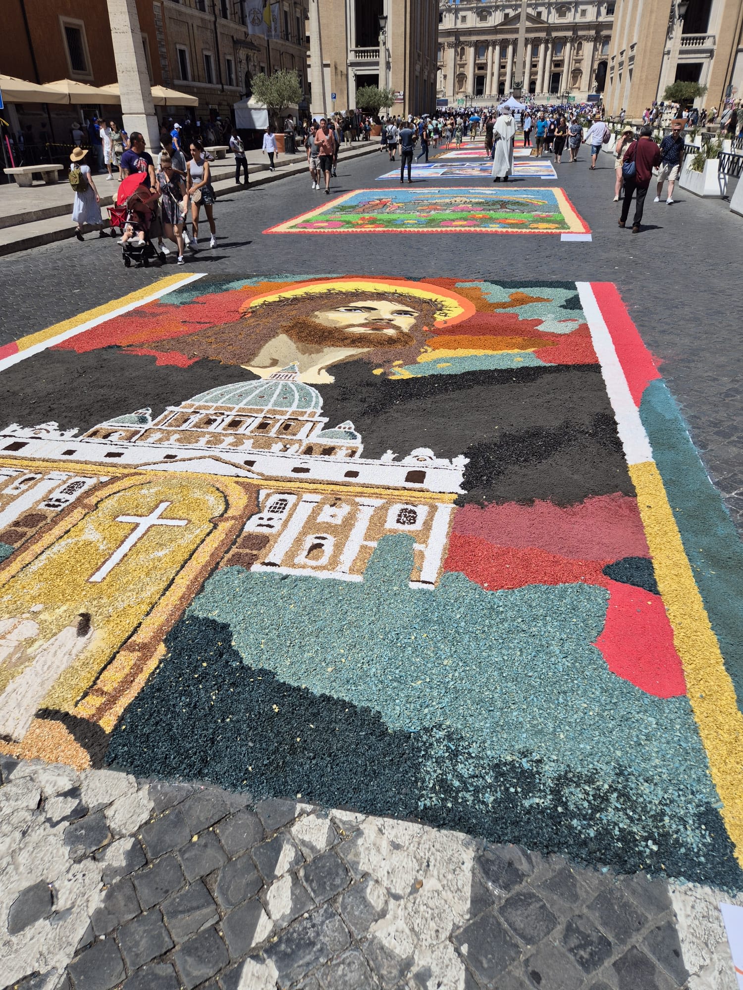 Rome celebrates its patron saints with a burst of colorful flowers on ...