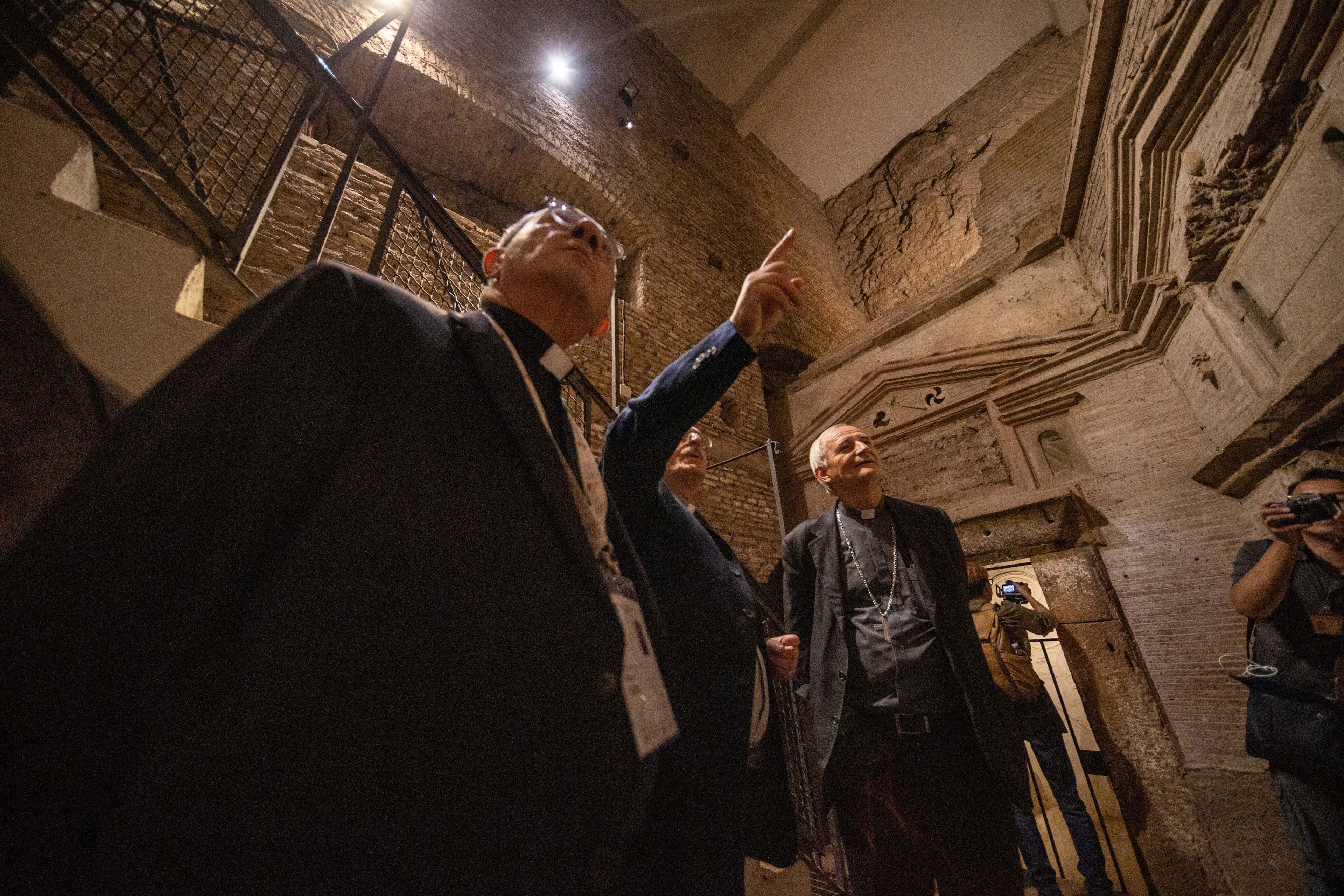 Synod on Synodality delegates make a pilgrimage to Rome’s catacombs