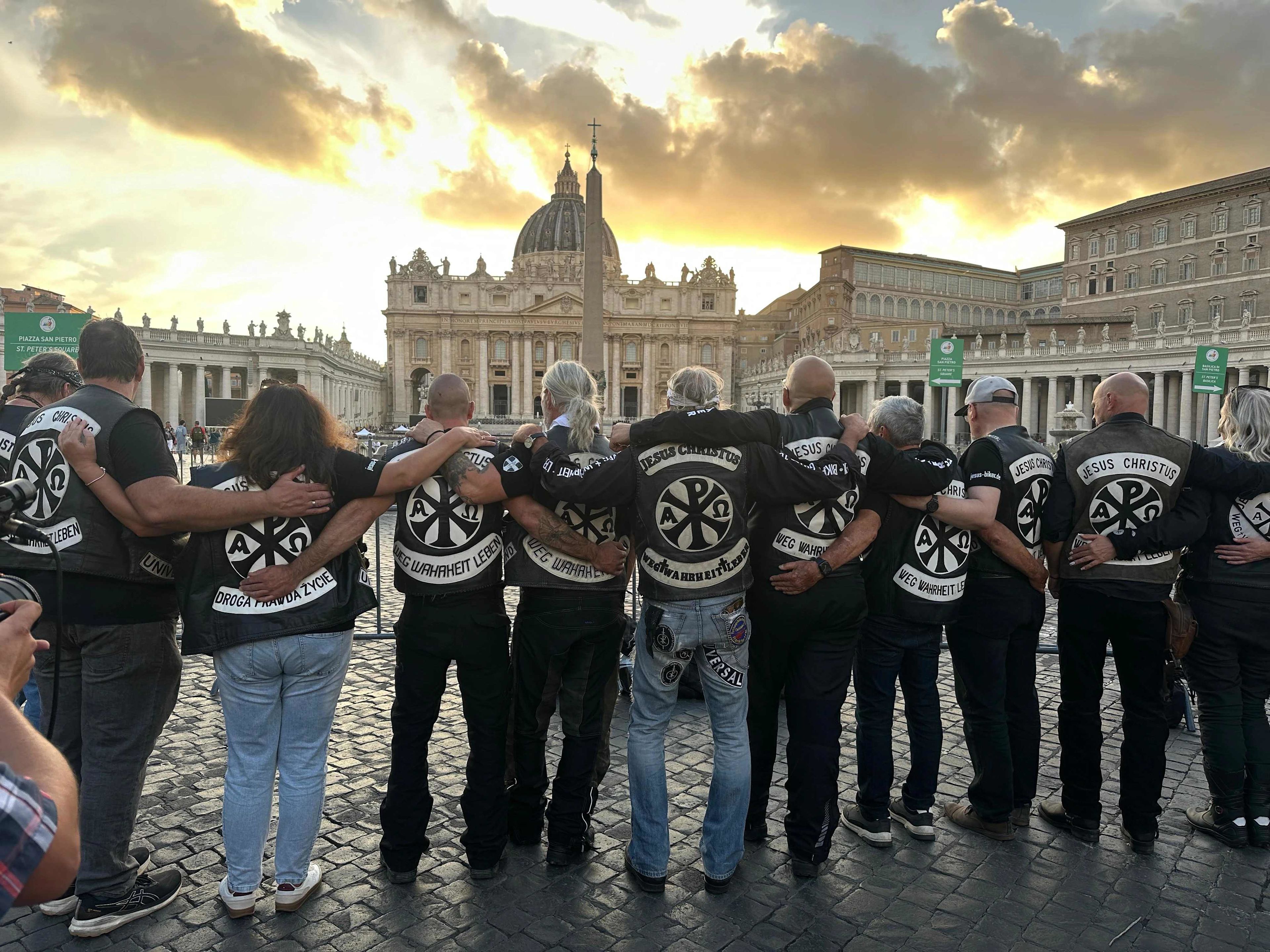 Jesus Bikers rev up support for charity with motorcycle for Pope Leo XIV