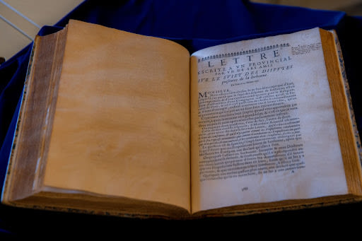 PHOTOS: Vatican Library showcases first-edition works by Blaise Pascal