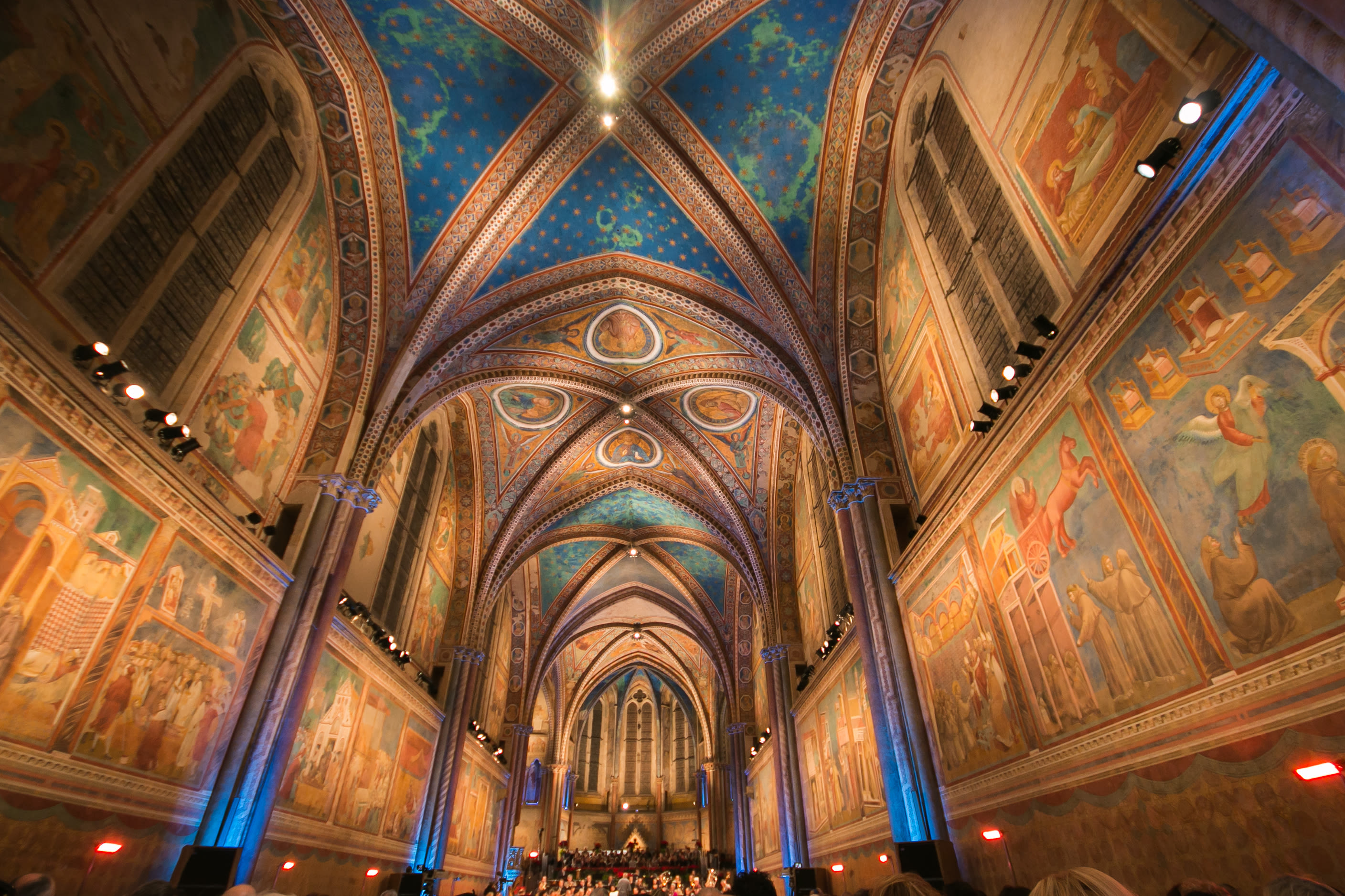 Assisi is illuminated with Giotto’s frescoes this Christmas season