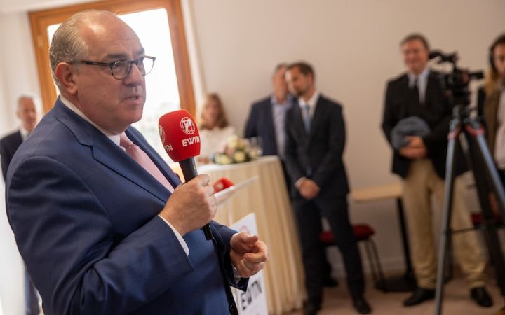 Michael Warsaw, CEO of EWTN. | Credit: Daniel Ibañez/CNA 