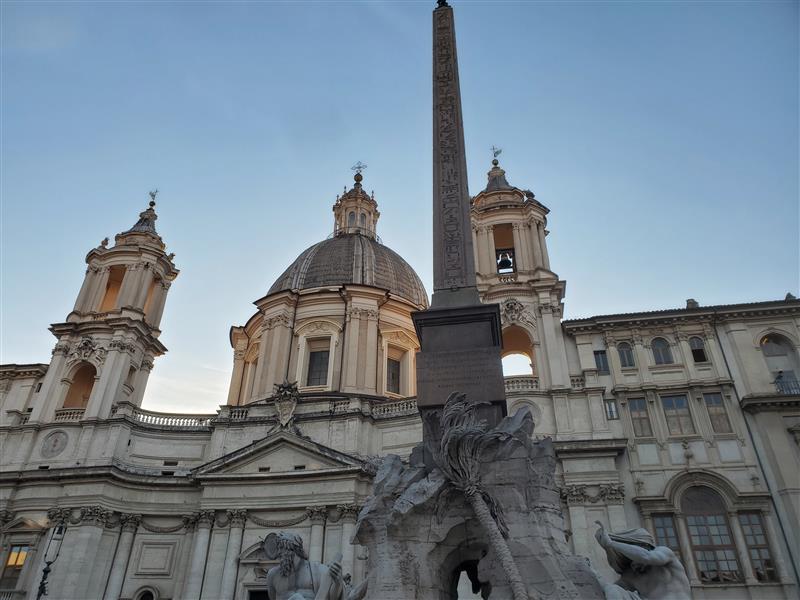 Sant’Agnese in Agone, a 17th-century Baroque church in Rome, located where St. Agnes was martyred in the ancient Stadium of Domitian. Credit: Kate Quiñones/CNA