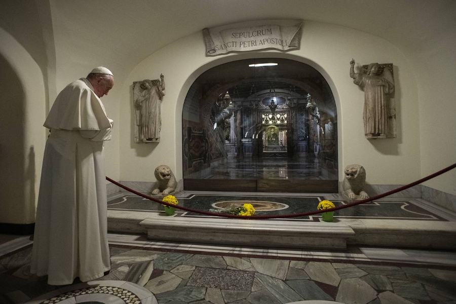 Pope Benedict XVI's tomb in the Vatican is open to the public now