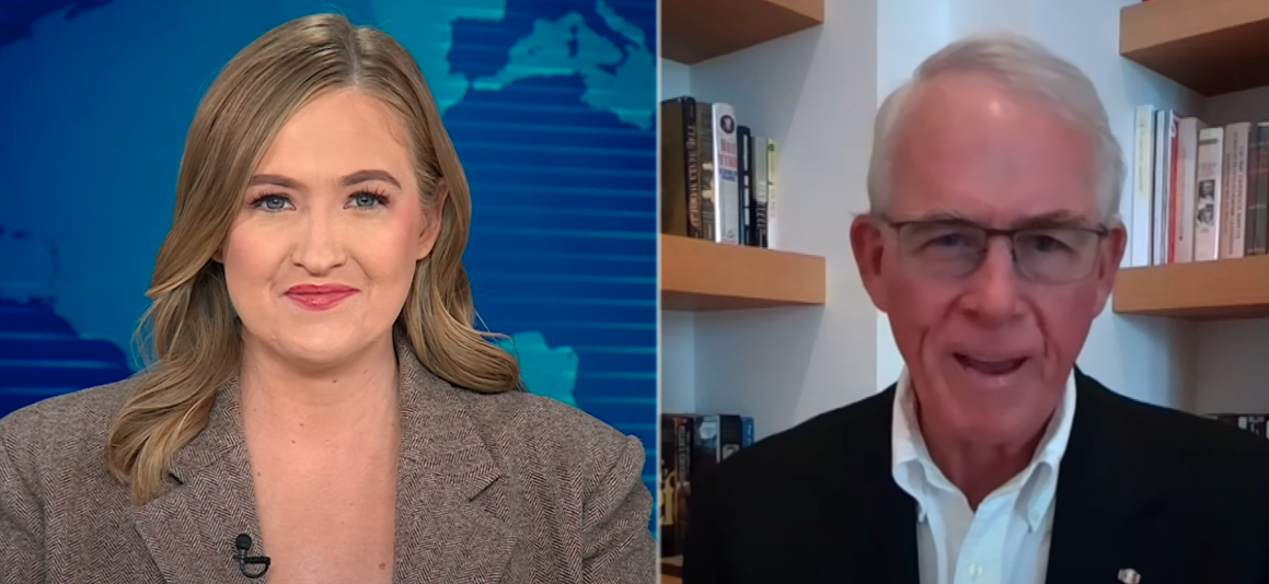 Former United States Ambassador to the Holy See Francis Rooney speaks to “EWTN News Nightly” anchor Catherine Hadro on Monday, May 12, 2025. | Credit: “EWTN News Nightly”/Screenshot