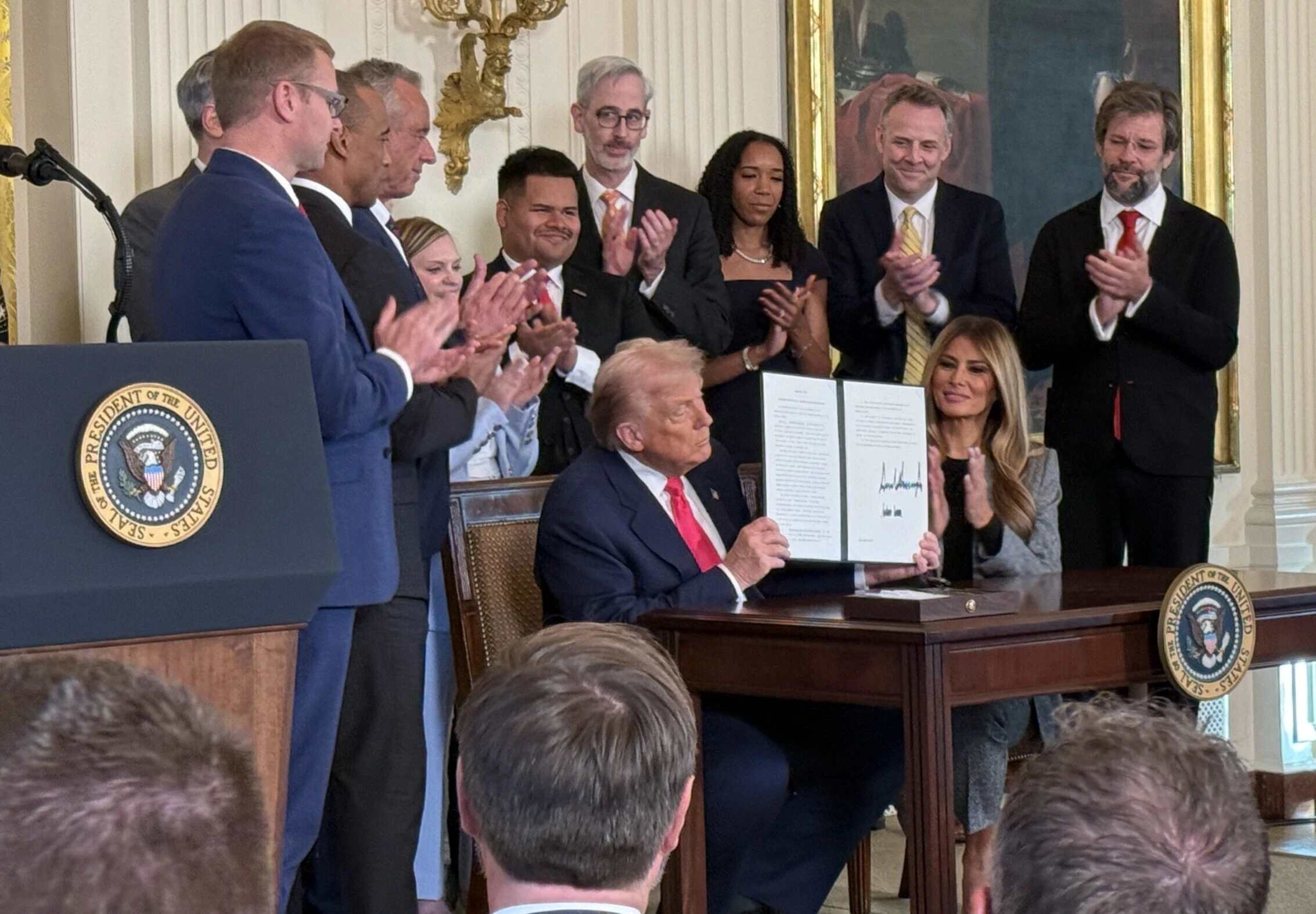 Trump signs order prioritizing faith-based participation in foster care
