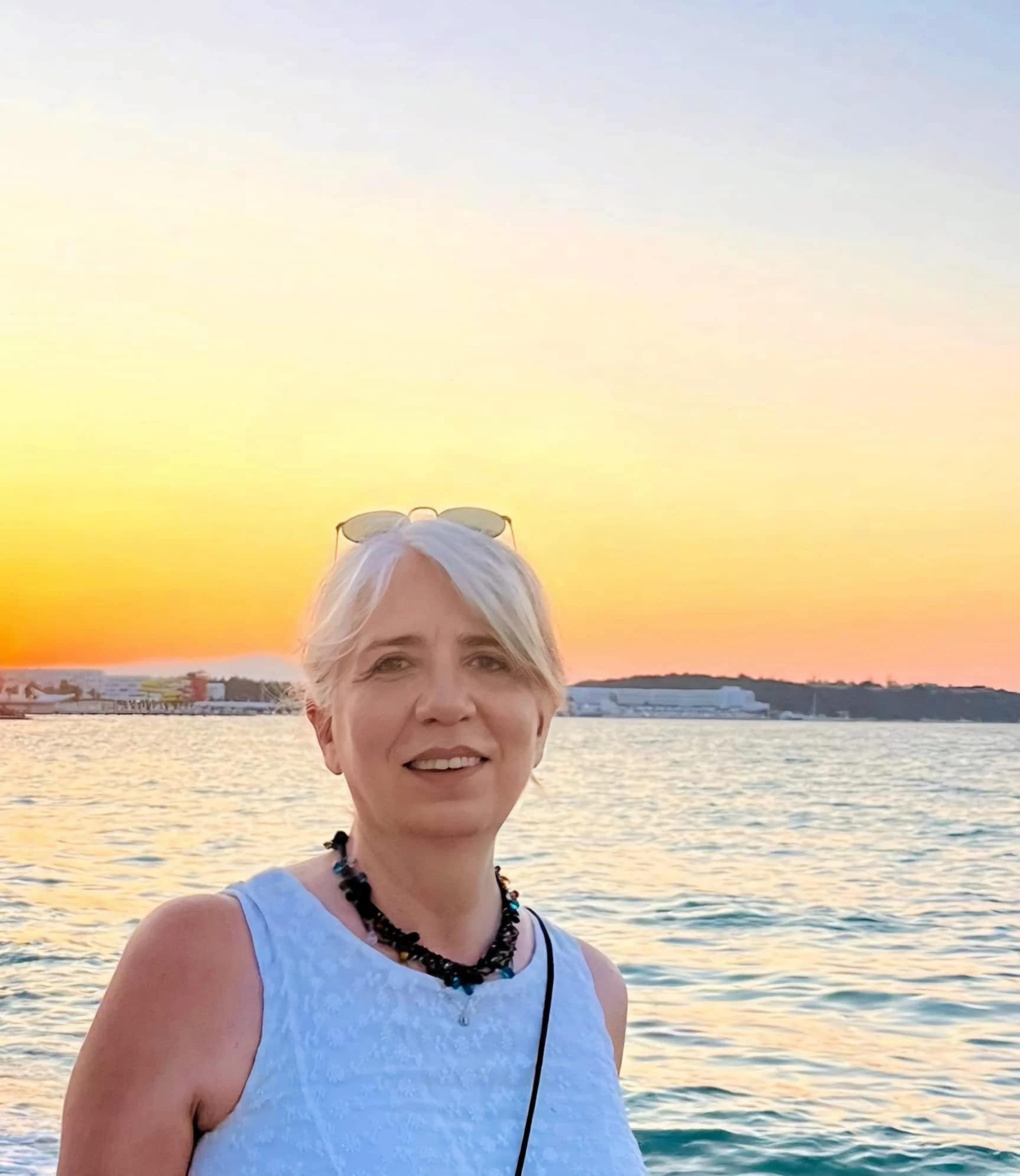 Teodora Hacuni, 57, is one of the women from the small Greek community in Izmir getting ready for Pope Leo IV's visit. Credit: Photo courtesy of Teodora Hacuni