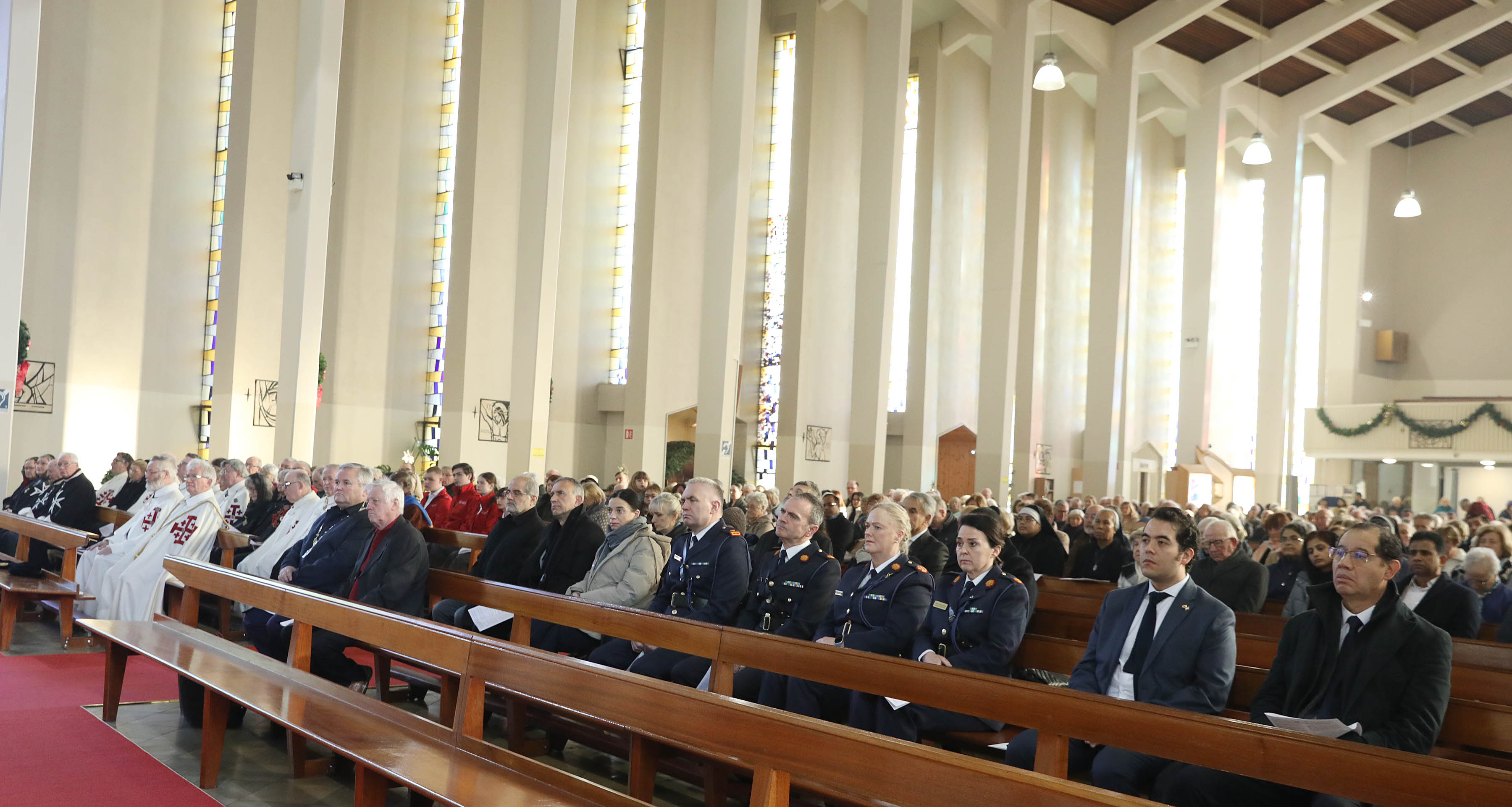 Speaking before a congregation that included government ministers and representatives of the Irish defence forces, Dublin's Archbishop Dermot Farrell quoted the late Nobel Prize-winner John Hume. Credit: John McElroy