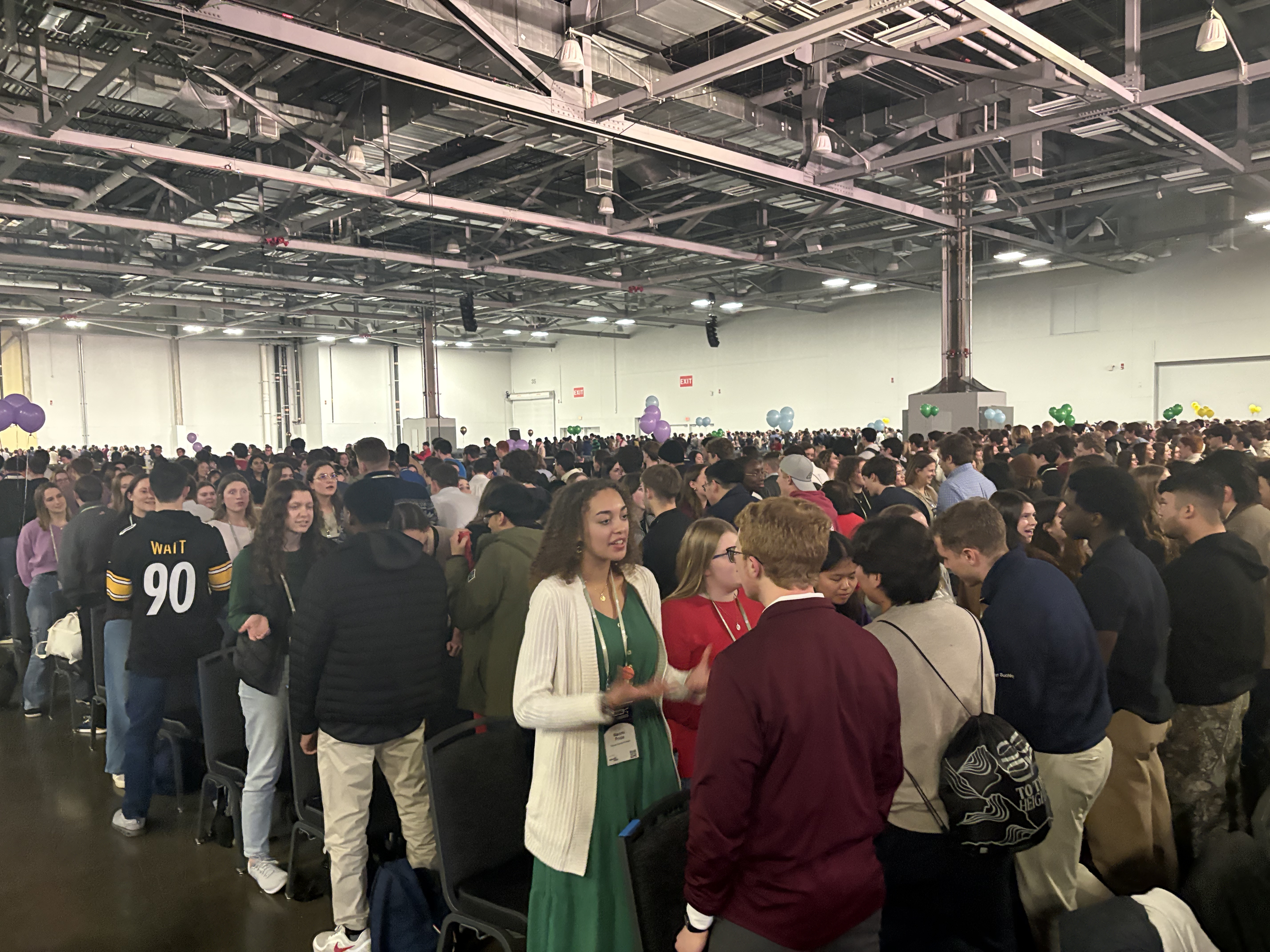 Young Catholics gather for a possibly record-breaking large speed dating event in Columbus, Ohio, on Jan. 4, 2026. | Credit: Gigi Duncan/EWTN News