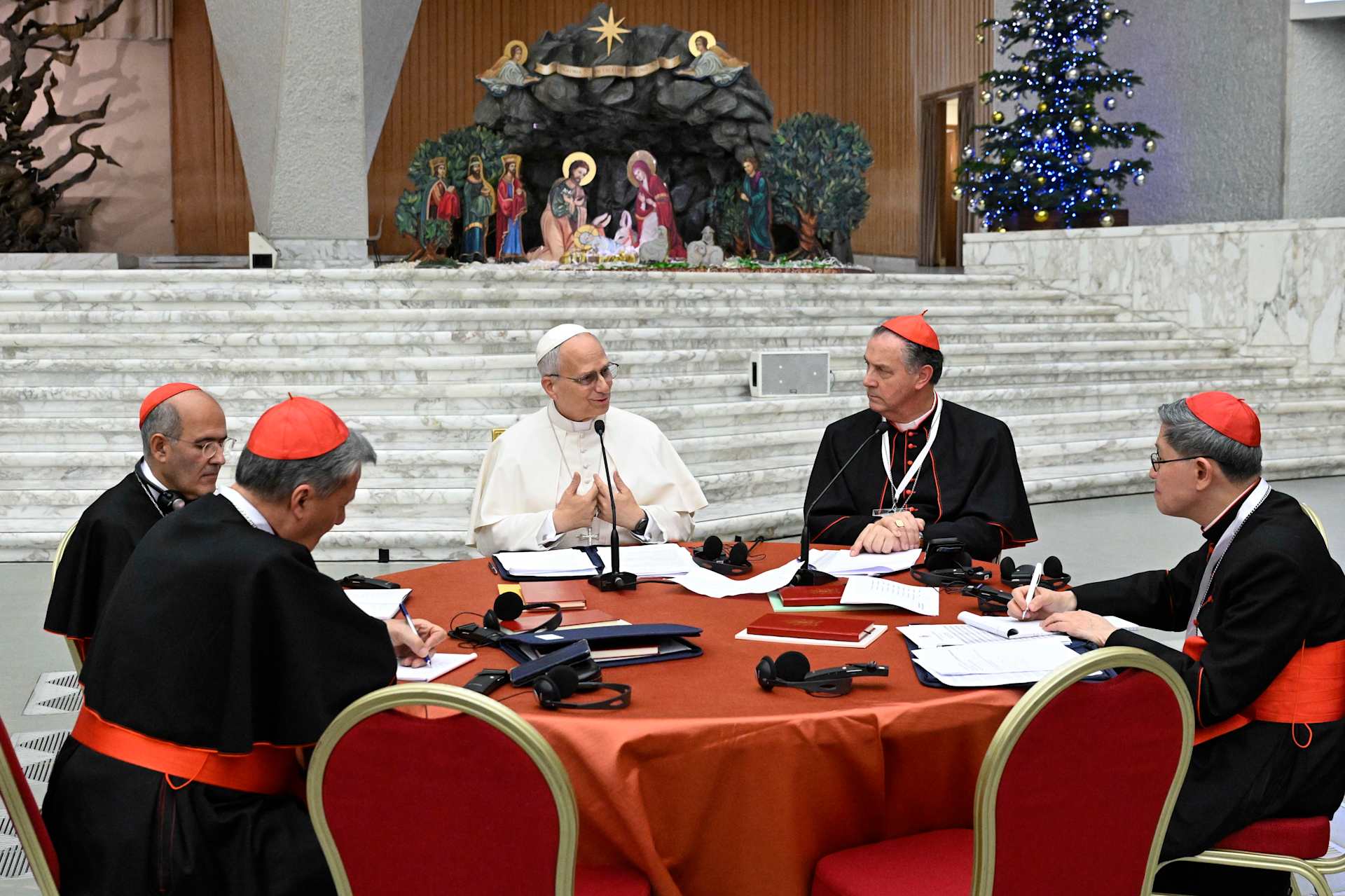 The extraordinary consistory of cardinals is taking place from Jan 7-8, 2026. Credit: Vatican Media