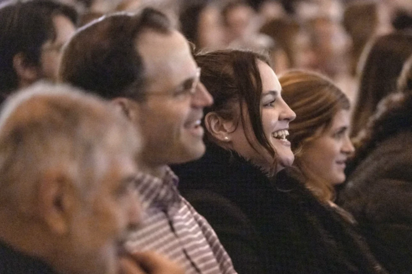 Attendees listen to a panel discussion at the New York Encounter in 2024. | Credit: New York Encounter