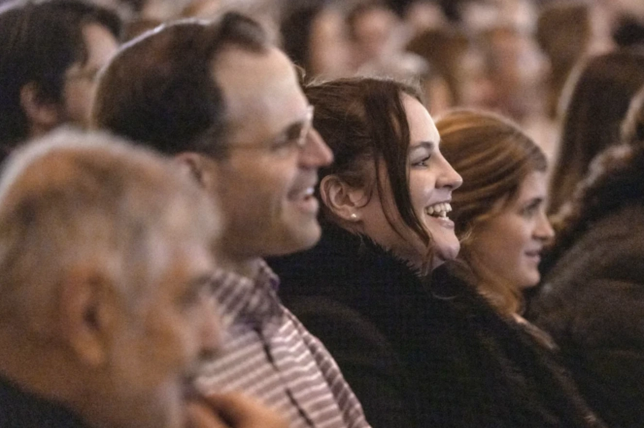 Attendees listen to a panel discussion at the New York Encounter in 2024. | Credit: New York Encounter
