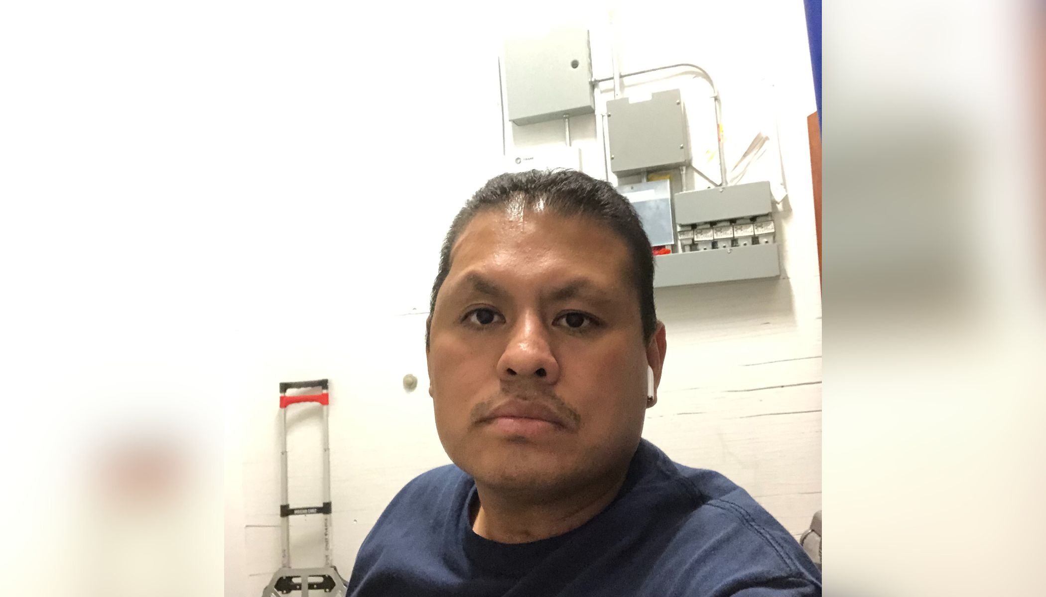 Church employee Francisco Paredes, 46, was handcuffed by ICE Dec. 4, 2025. | Credit: Photo courtesy of Francisco Paredes