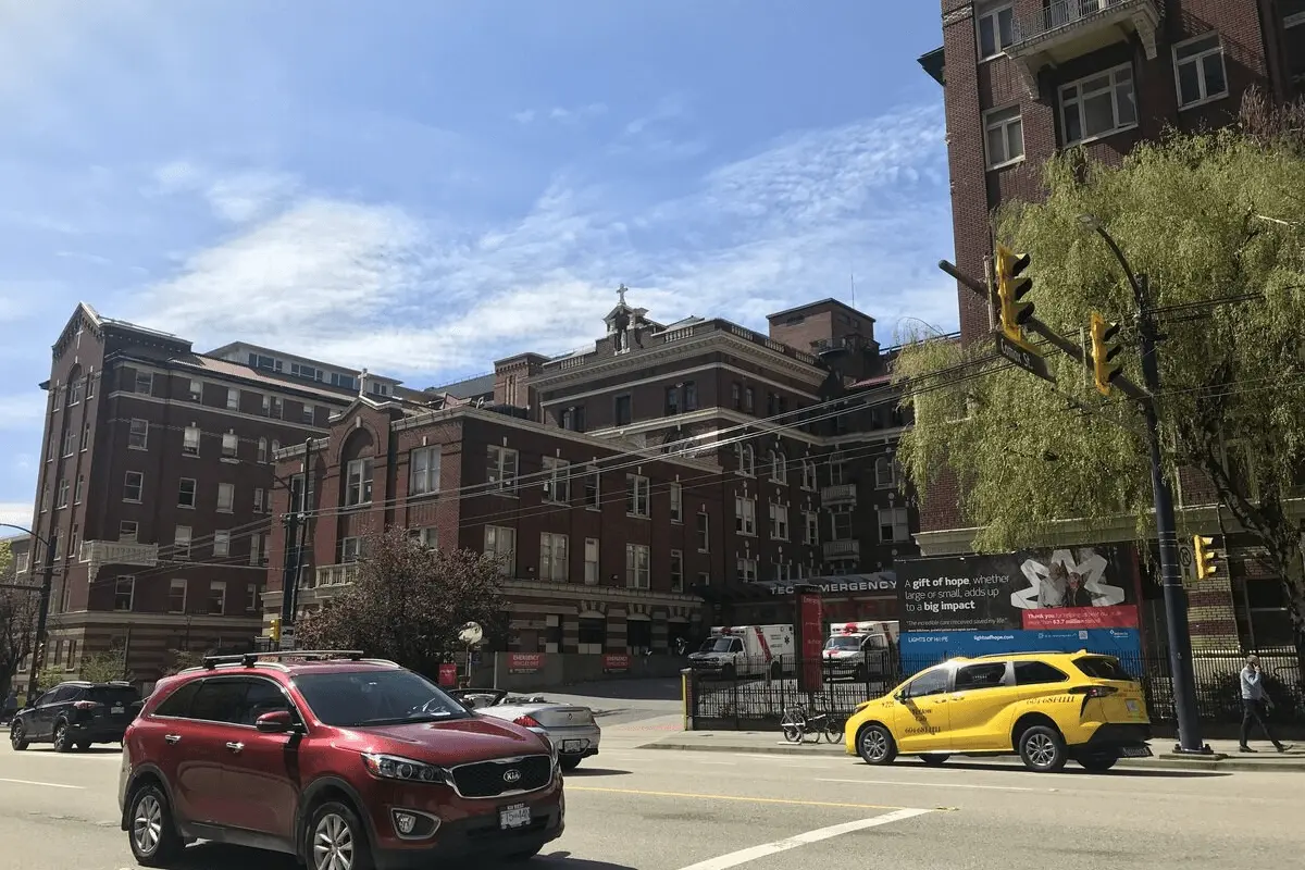St. Paul’s Hospital in Vancouver, British Columbia, Canada. | Credit: CCN Photo/Terry O’Neill