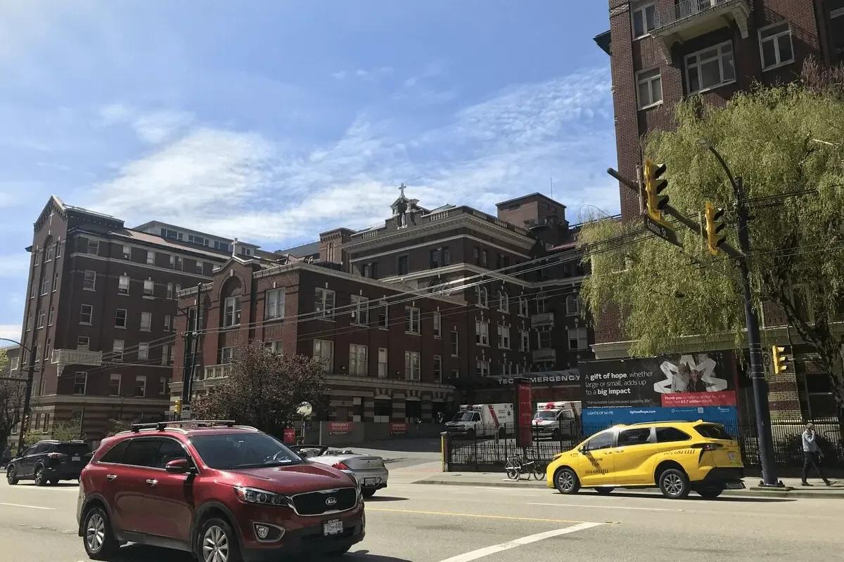 St. Paul’s Hospital in Vancouver, British Columbia, Canada. | Credit: CCN Photo/Terry O’Neill