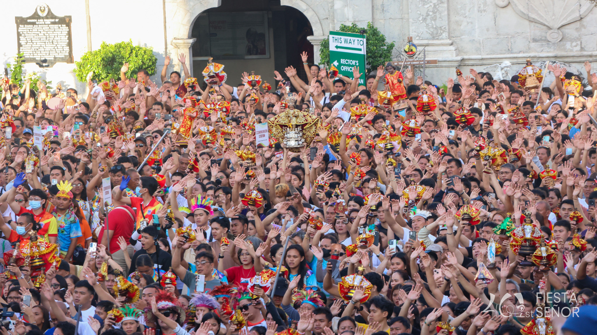 Crowds of devotees attend the feast of Santo Ni&ntilde;o in Cebu on Jan. 18, 2026. | Credit: Archdiocese of Cebu