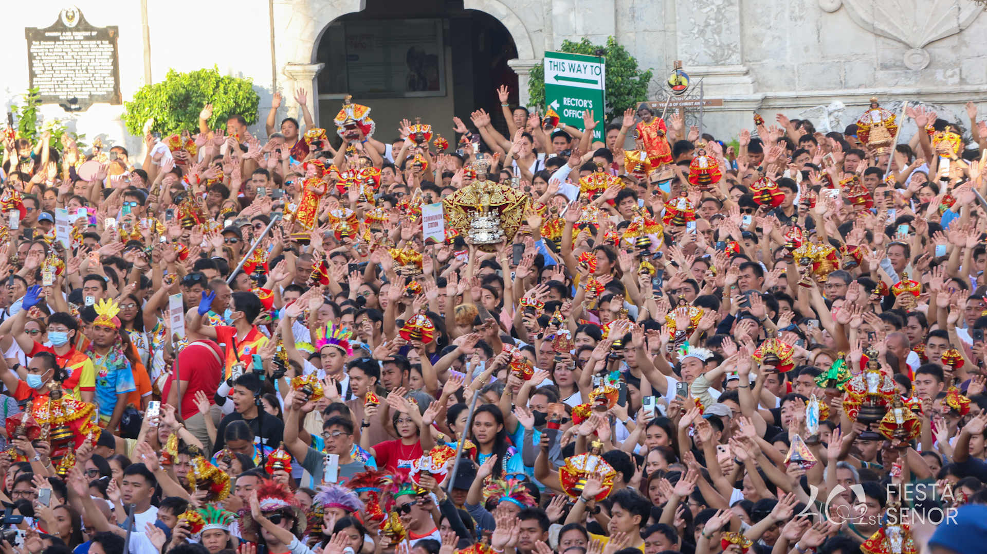 Crowds of devotees attend the feast of Santo Niño in Cebu on Jan. 18, 2026. | Credit: Archdiocese of Cebu