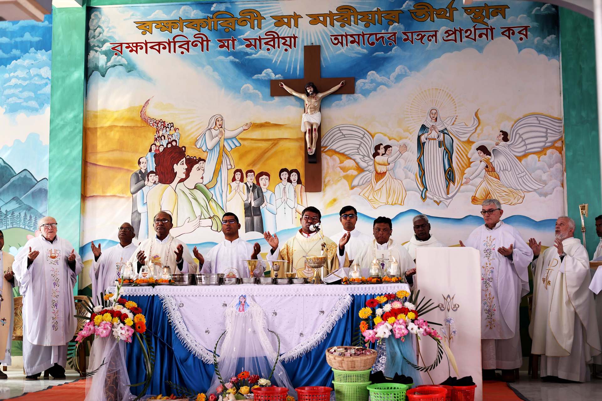 Thousands gather at Bangladesh Marian shrine where villagers were saved during 1971 war