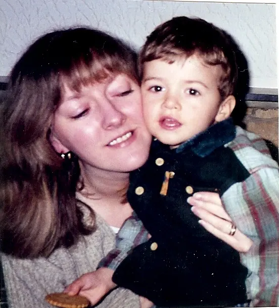 Veronica, his mother, with young Joe Wilson. | Credit: Joe Wilson Association