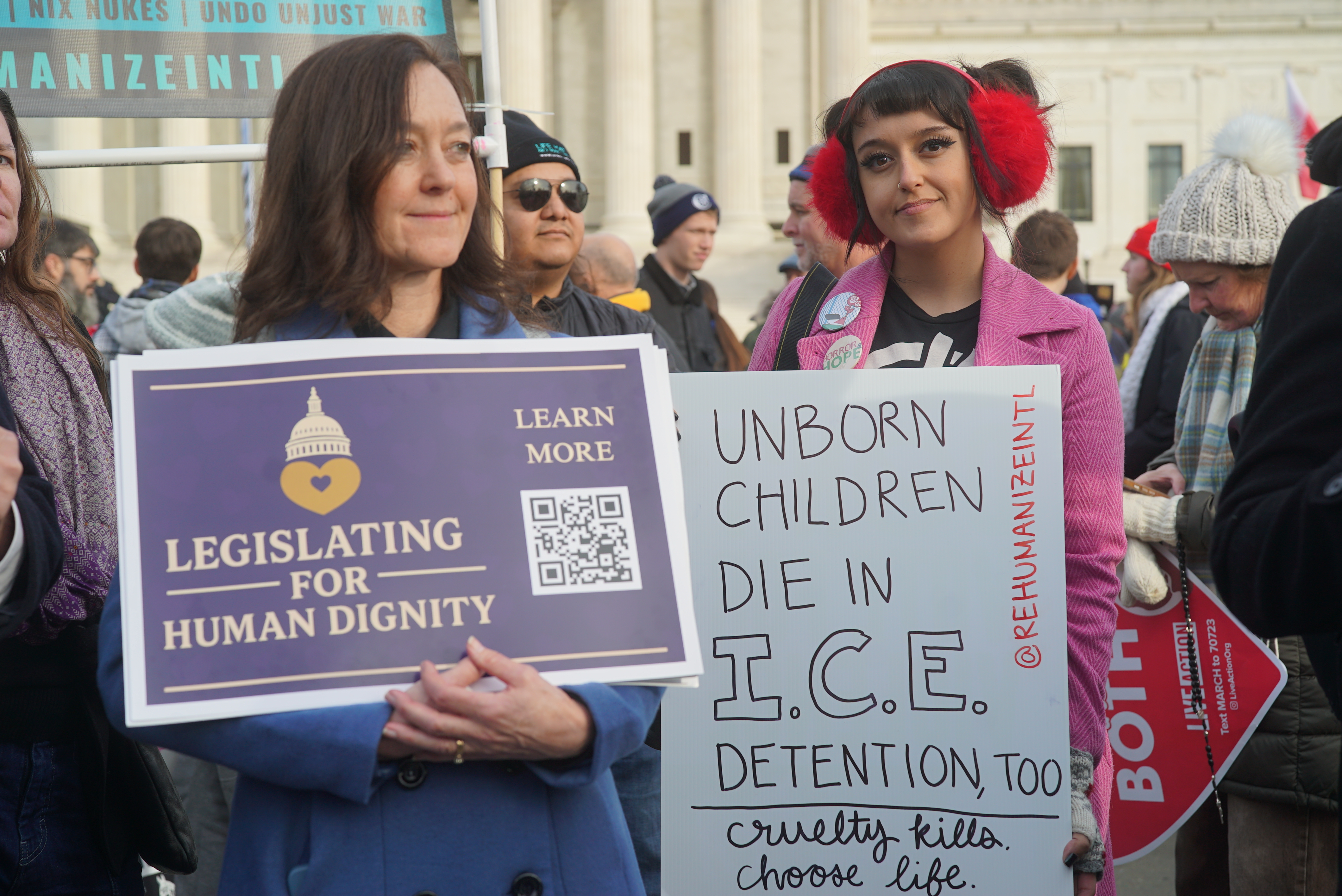 Maria Oswalt of Rehumanize International attends the March for Life on Jan. 23, 2026. | Credit: Madalaine Elhabbal/EWTN News