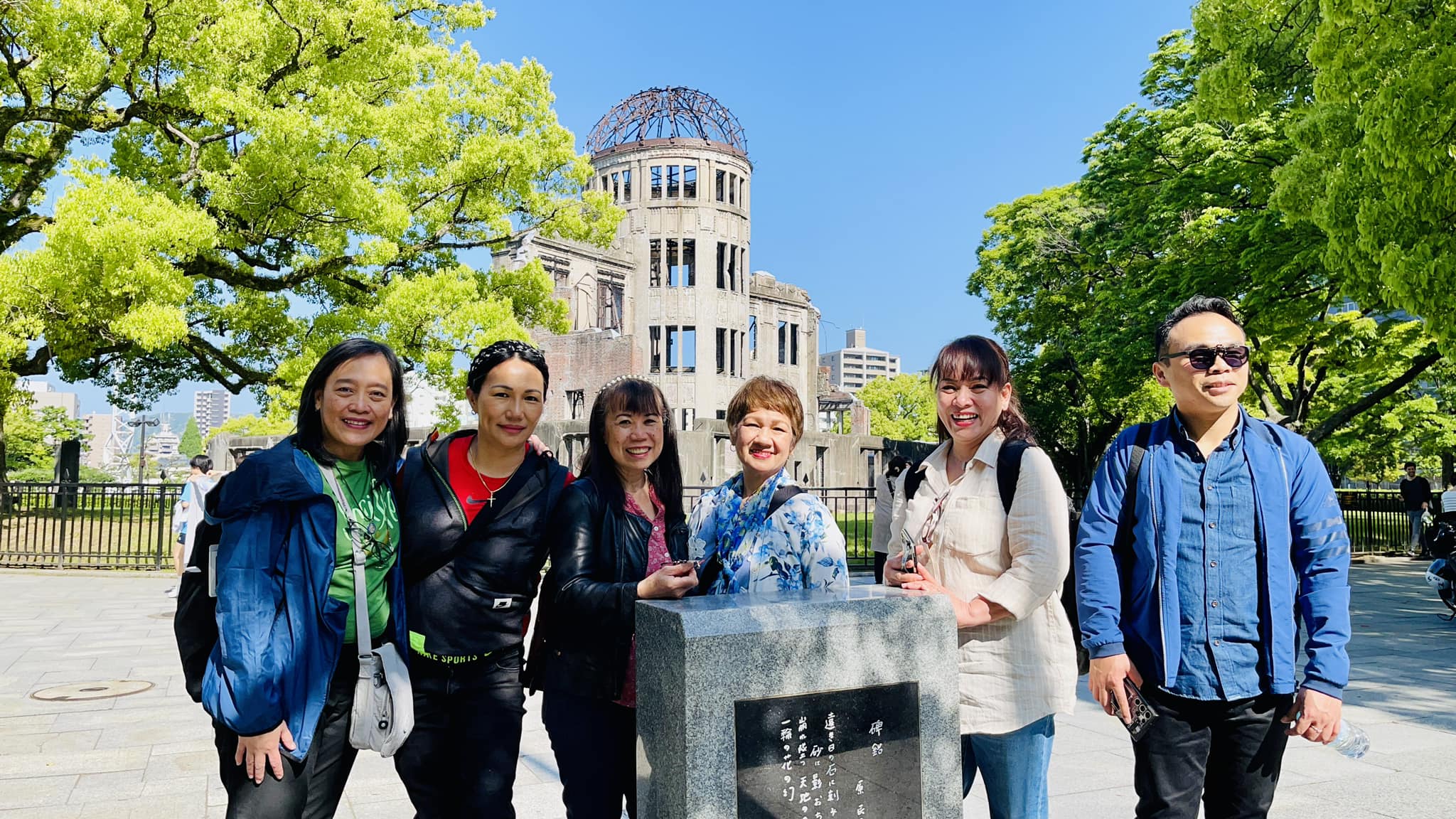 Members of the English Pastoral Ministry of Catholic Tokyo International Center stand before the Atomic Bomb Dome during a pilgrimage to Hiroshima in May 2024. Filipino Catholics in Japan actively participate in parish life and evangelization. | Credit: Erlyn Regondon