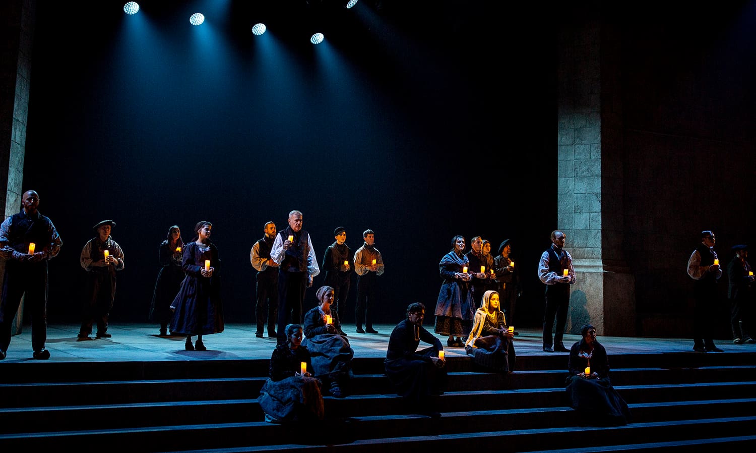 The cast of “Bernadette, The Musical” during a performance. | Credit: “Bernadette, The Musical”
