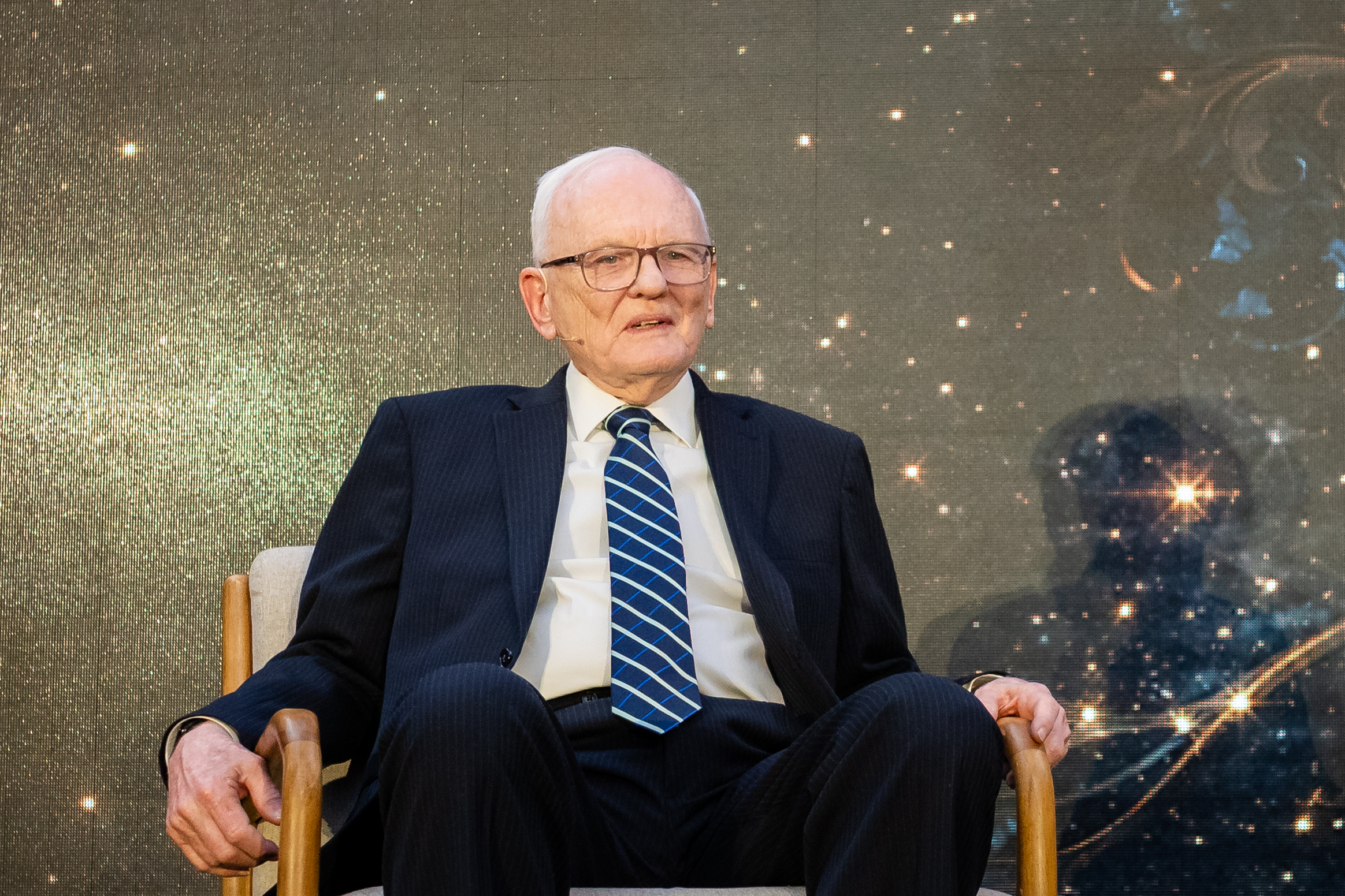 James Olson, retired CIA chief of counterintelligence who also served abroad with the CIA in the Soviet Union, Austria, and Mexico, was a featured speaker on Jan. 31, 2026, at Legatus’ The Summit, a gathering of Catholic business leaders at The Ritz-Carlton Bacara in Santa Barbara, California. | Credit: Photo courtesy of Legatus