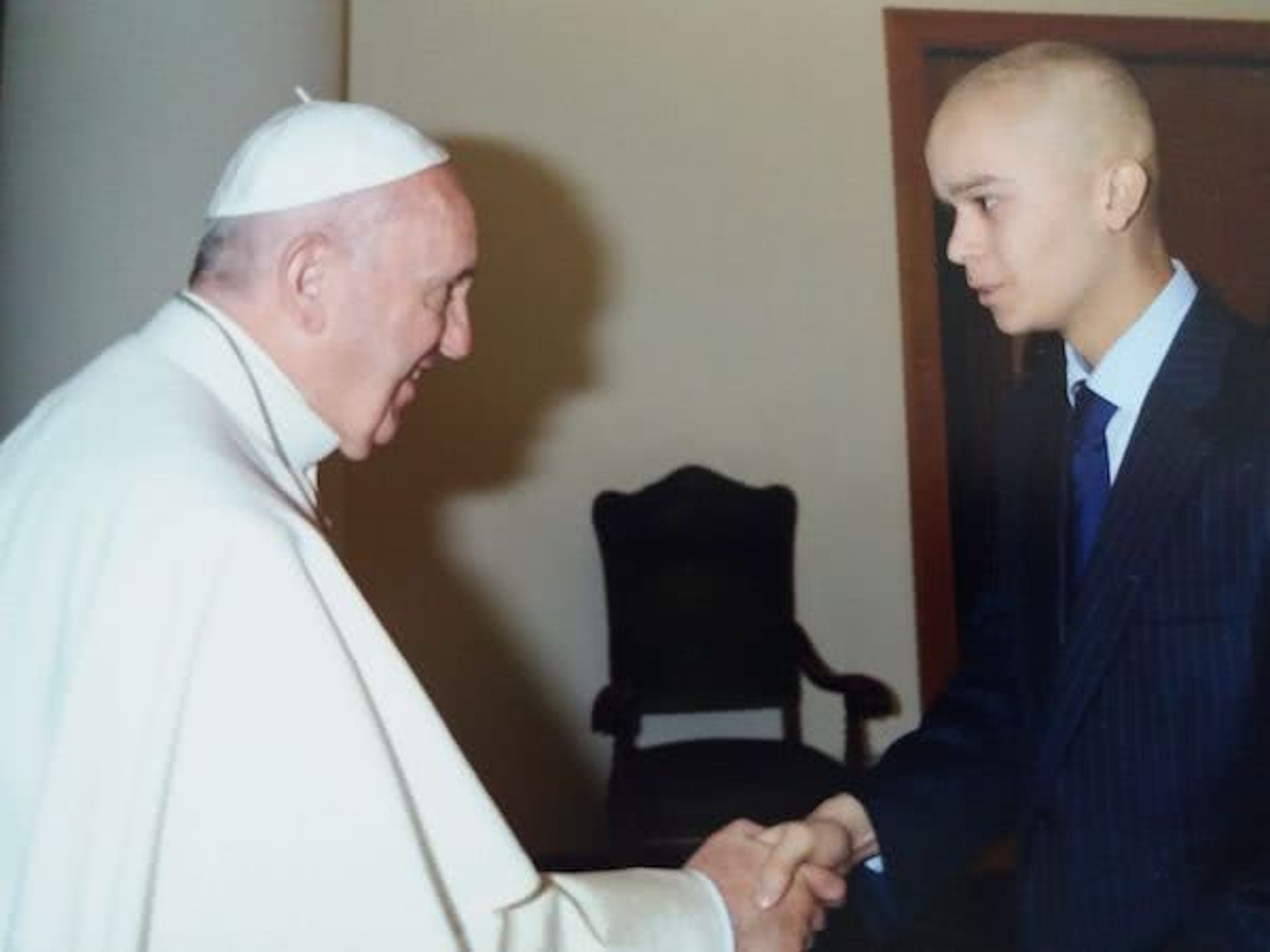 Pedro Ballester met Pope Francis in 2015 and told him: &ldquo;I just wanted to let you know that I got cancer, and I offer all the sufferings for you and for the Church.&rdquo; | Credit: Photo courtesy of Opus Dei Communications Office