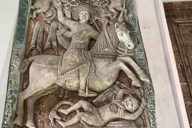 Historic murals in Iraq emerge from the ruins of ISIS destruction