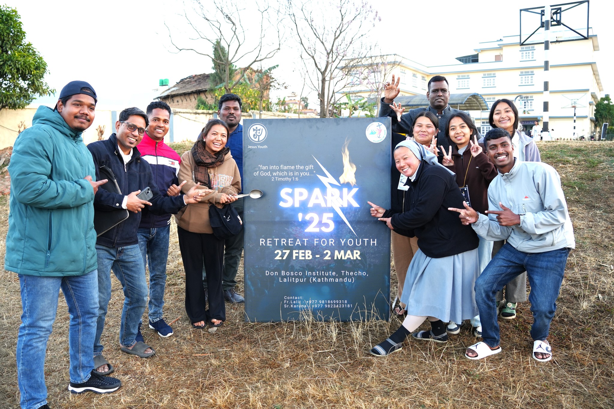 Youth participants attend a retreat at Don Bosco Institute in Lalitpur, Nepal, from Feb. 24 to March 2, 2025. | Credit: Catholic Communication Nepal