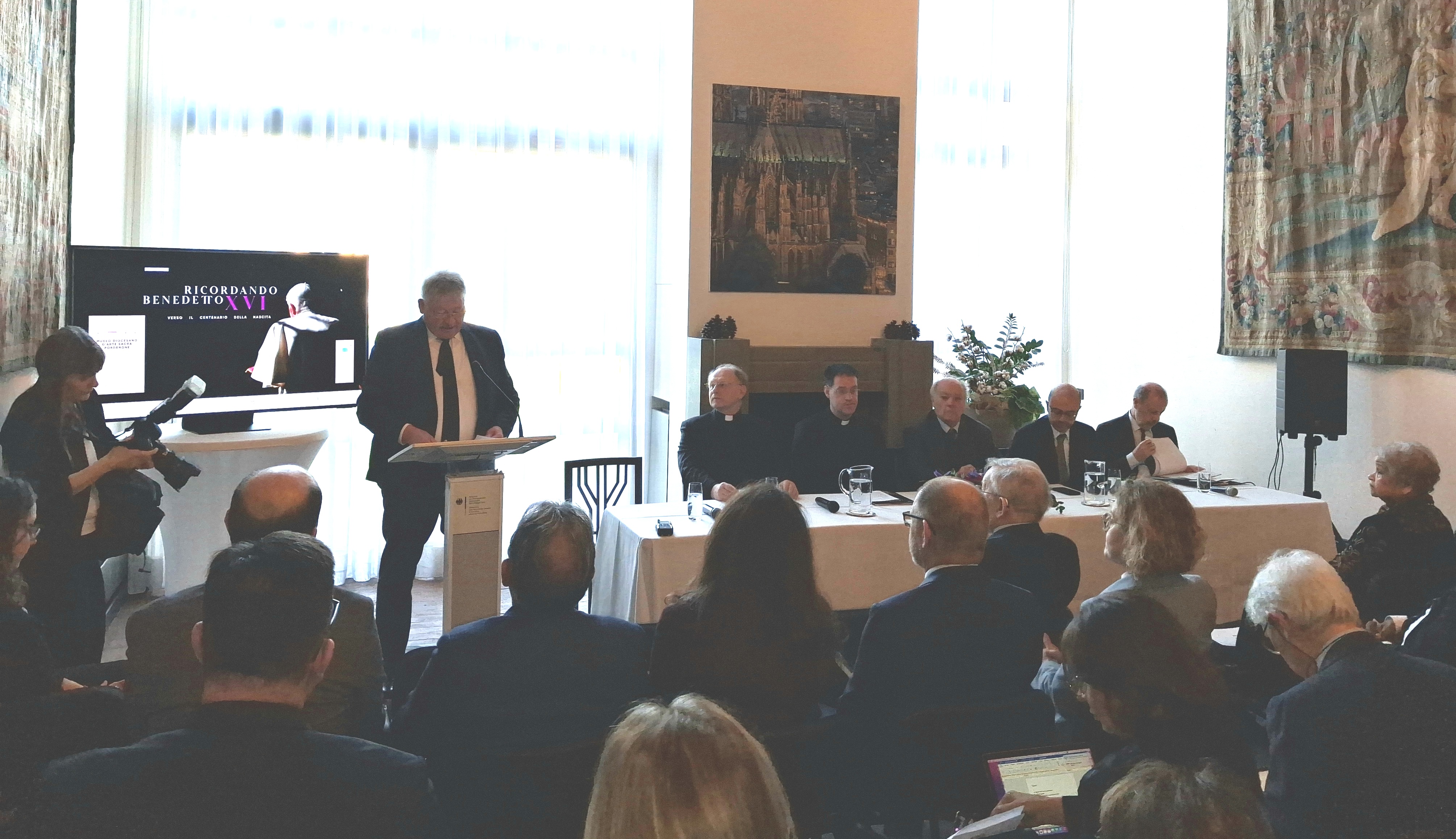 ‘He was never fed up with it’: Scholars honor Benedict XVI’s fight for Europe