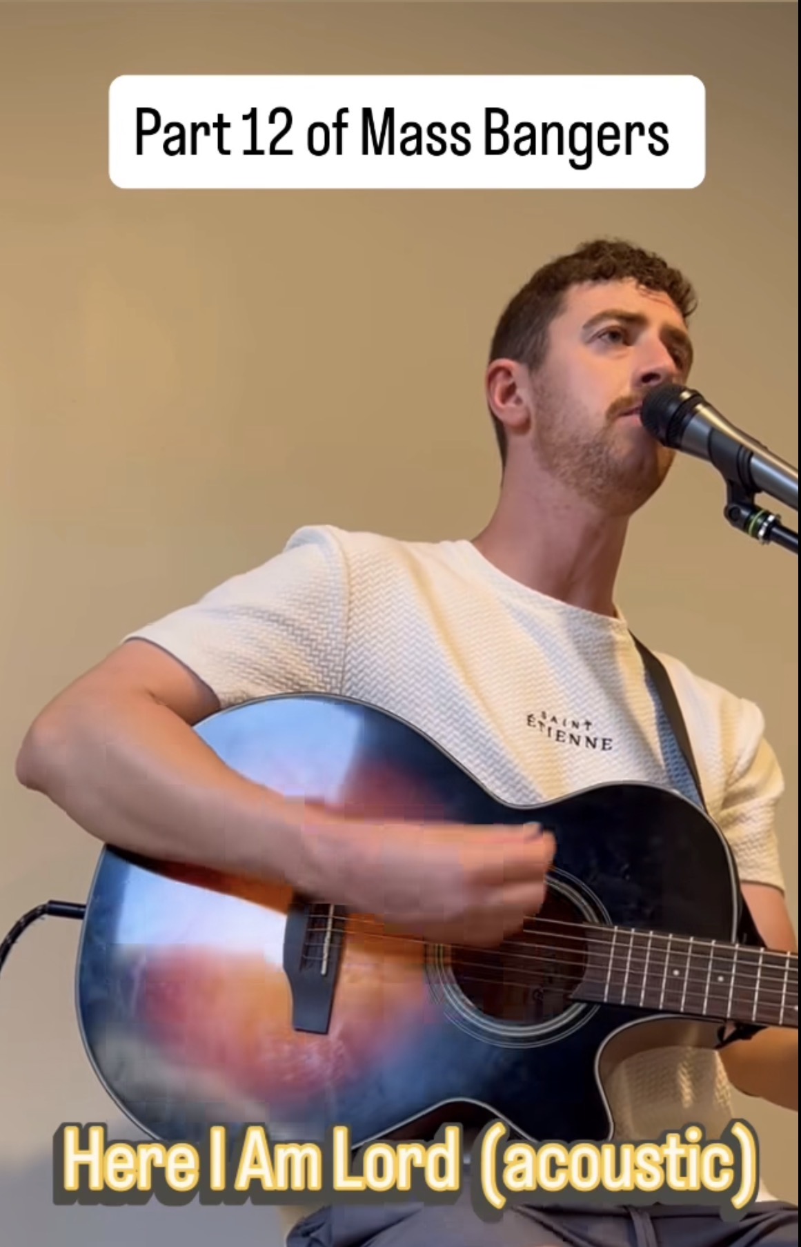Paul Luby, 27, is an Irish musician living in Australia who adds Catholic Mass hymns to his repetoire and has received an overwhelming response from young people. | Credit: Photo courtesy of Paul Luby