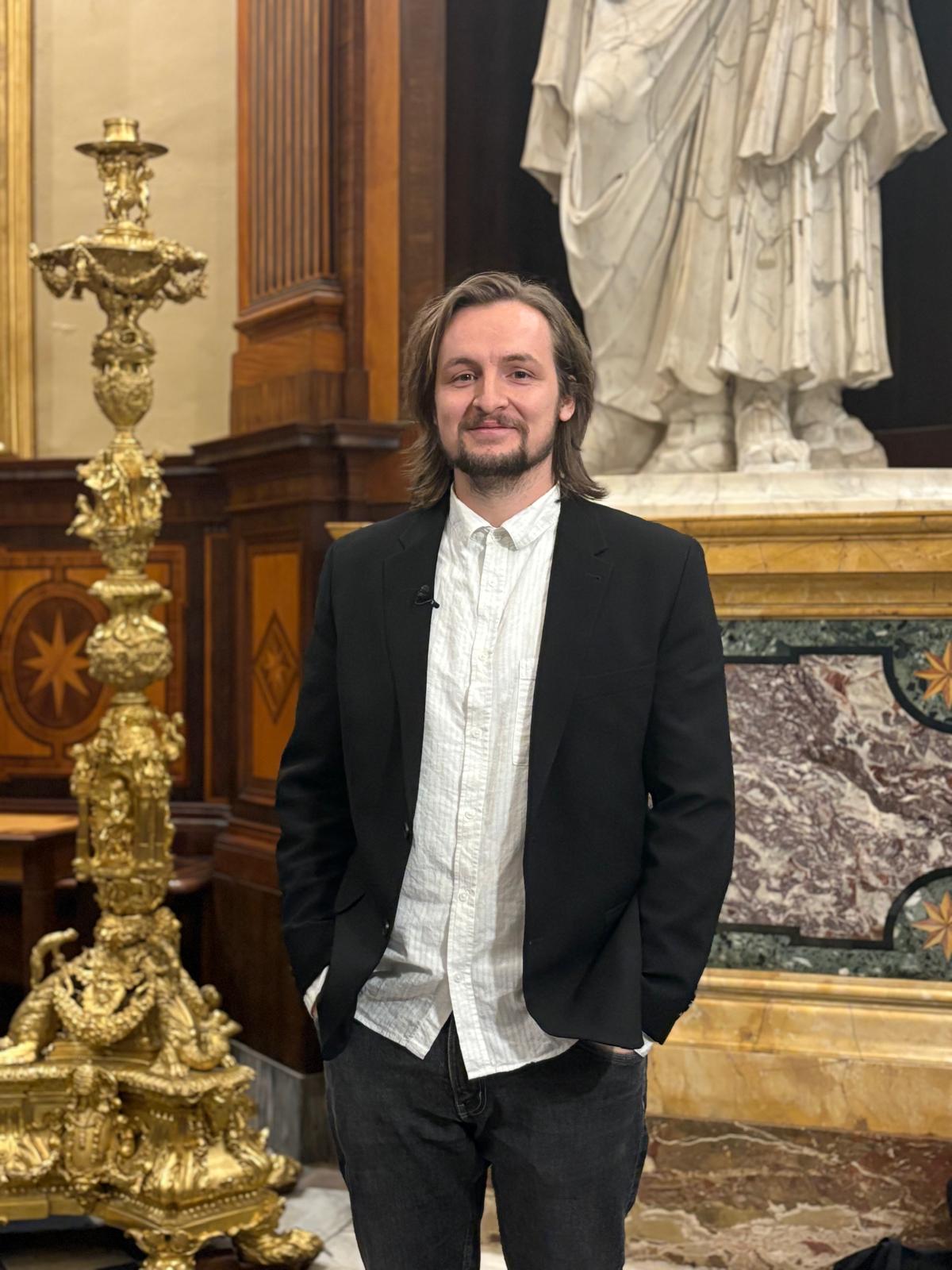 The Stations of the Cross is the work of Swiss painter Manuel D&uuml;rr, 36. | Credit: Victoria Cardiel/EWTN News