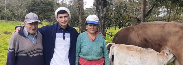 Erlin P&eacute;rez V&aacute;squez in the countryside. | Credit: Photo courtesy of Father Erlin P&eacute;rez