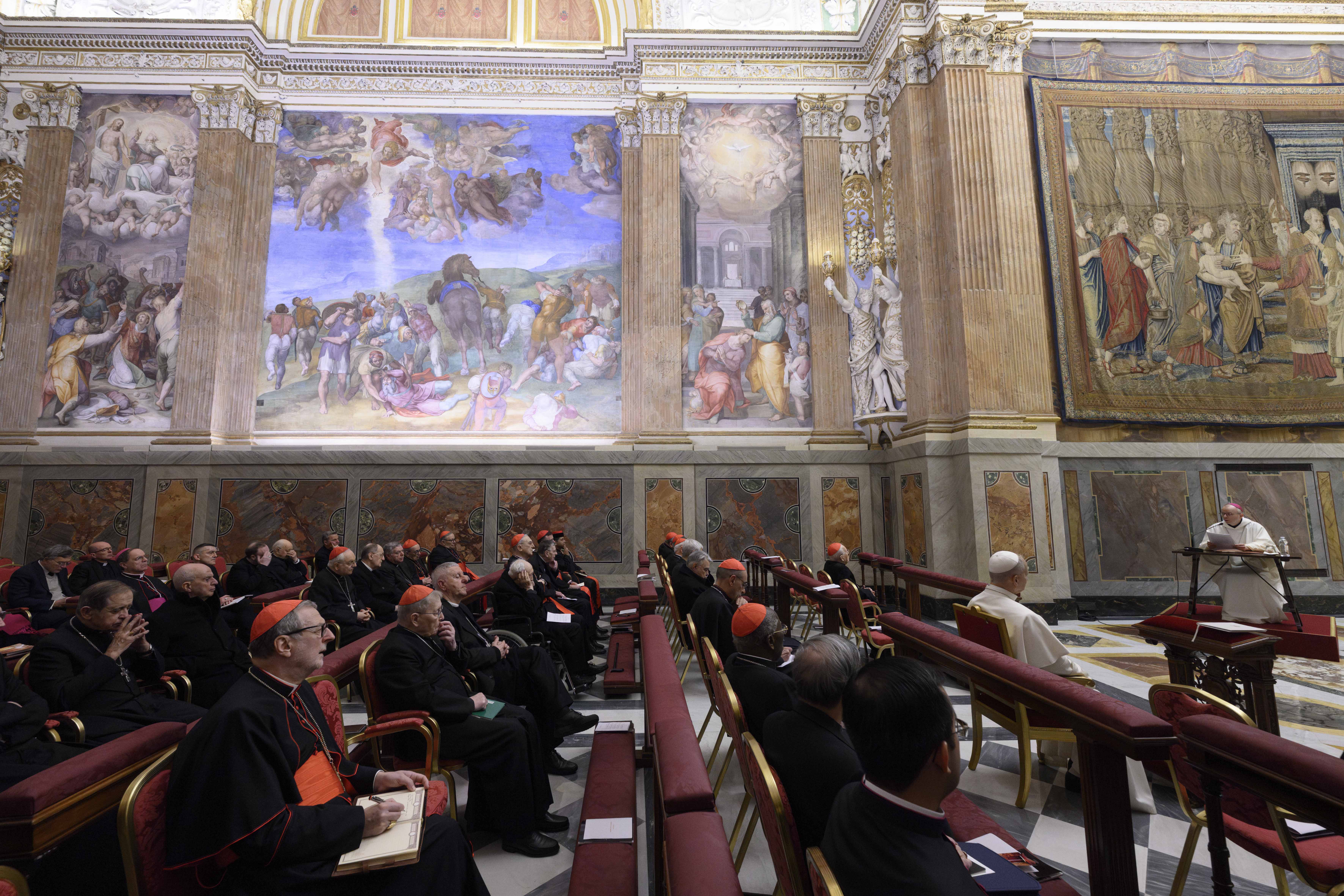 Bishop Varden tells Vatican retreat: Not every fall ends in joy