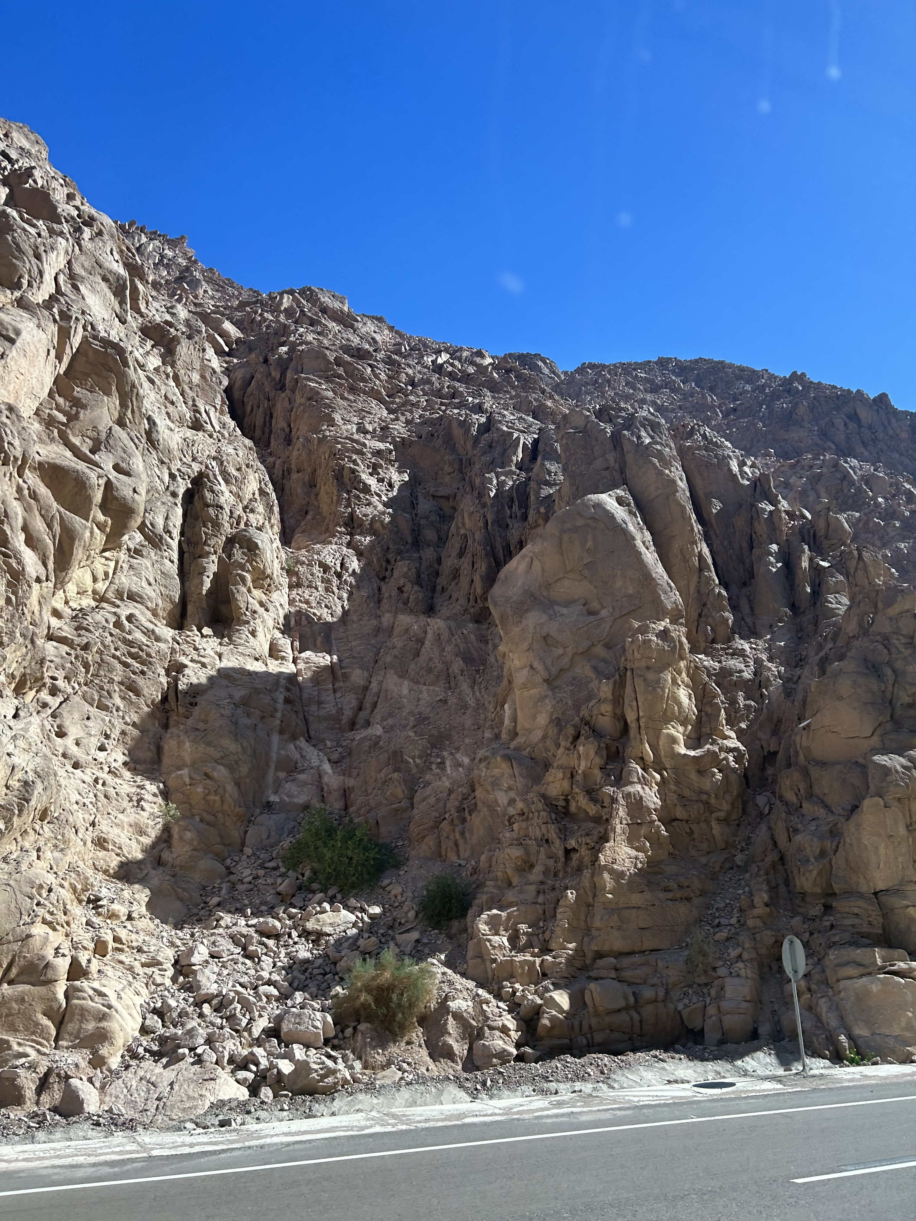 Rocks are seen in the Sinai Desert on Saturday, Feb. 28, 2026. | Credit: Photo courtesy of Father Albert and Abby Scharbach