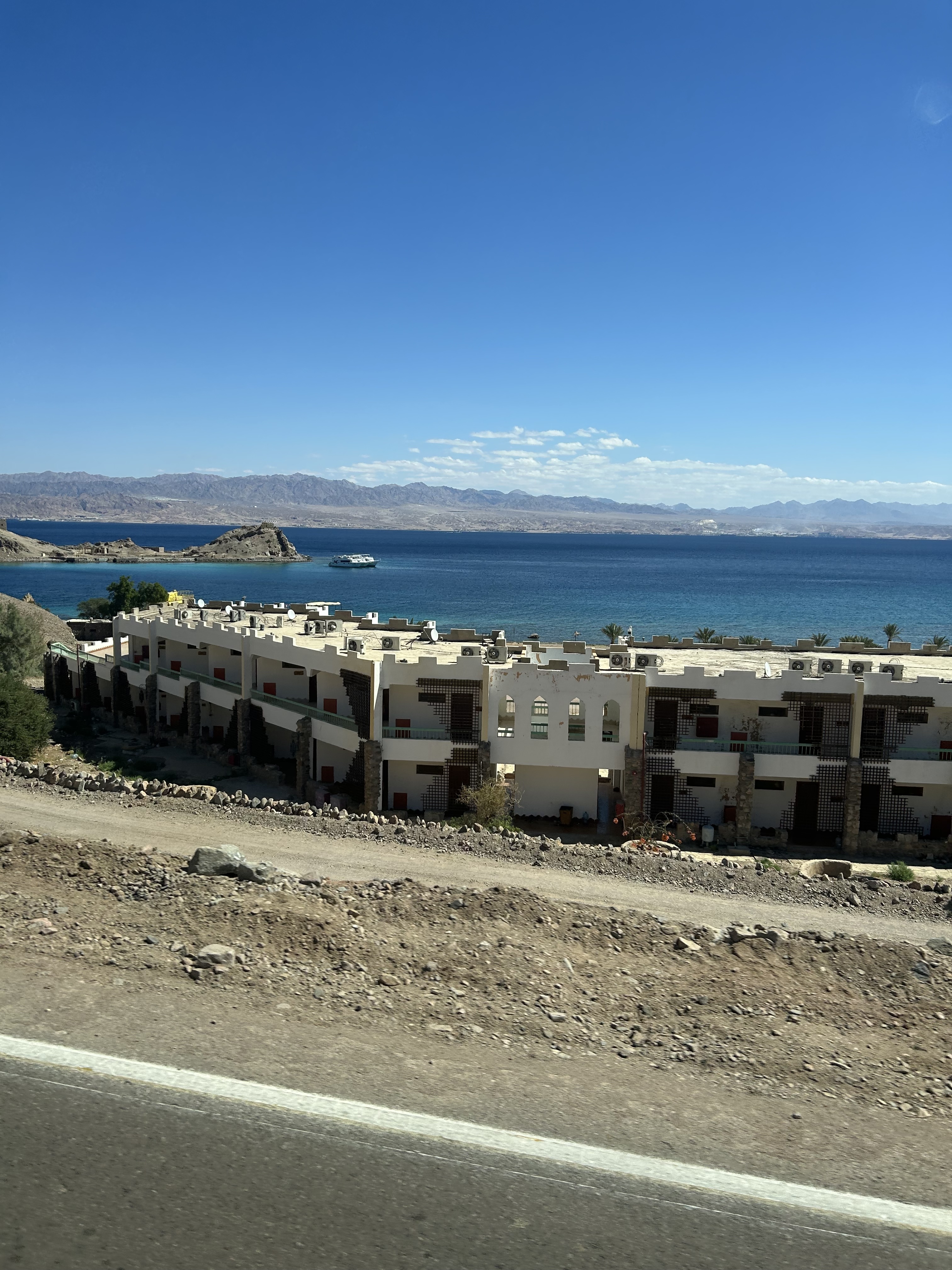 Resorts sit abandoned by the Red Sea on Saturday, Feb. 28, 2026. | Credit: Photo courtesy of Father Albert and Abby Scharbach
